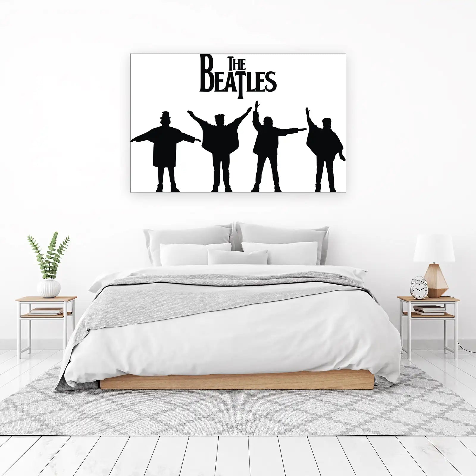 Iconic Beatles Silhouette Wall Art
