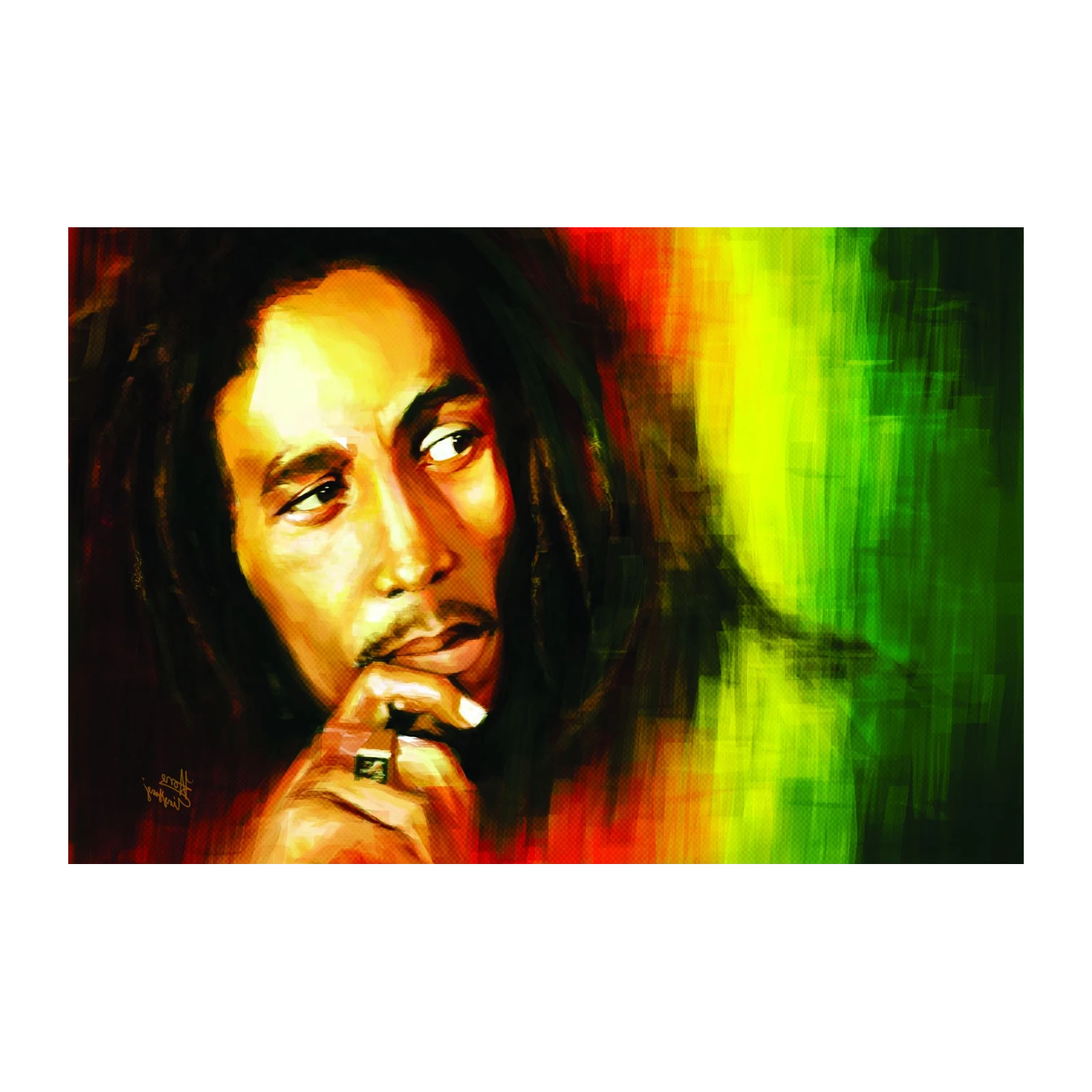 Bob Marley "One Love" Vibes Wall Art