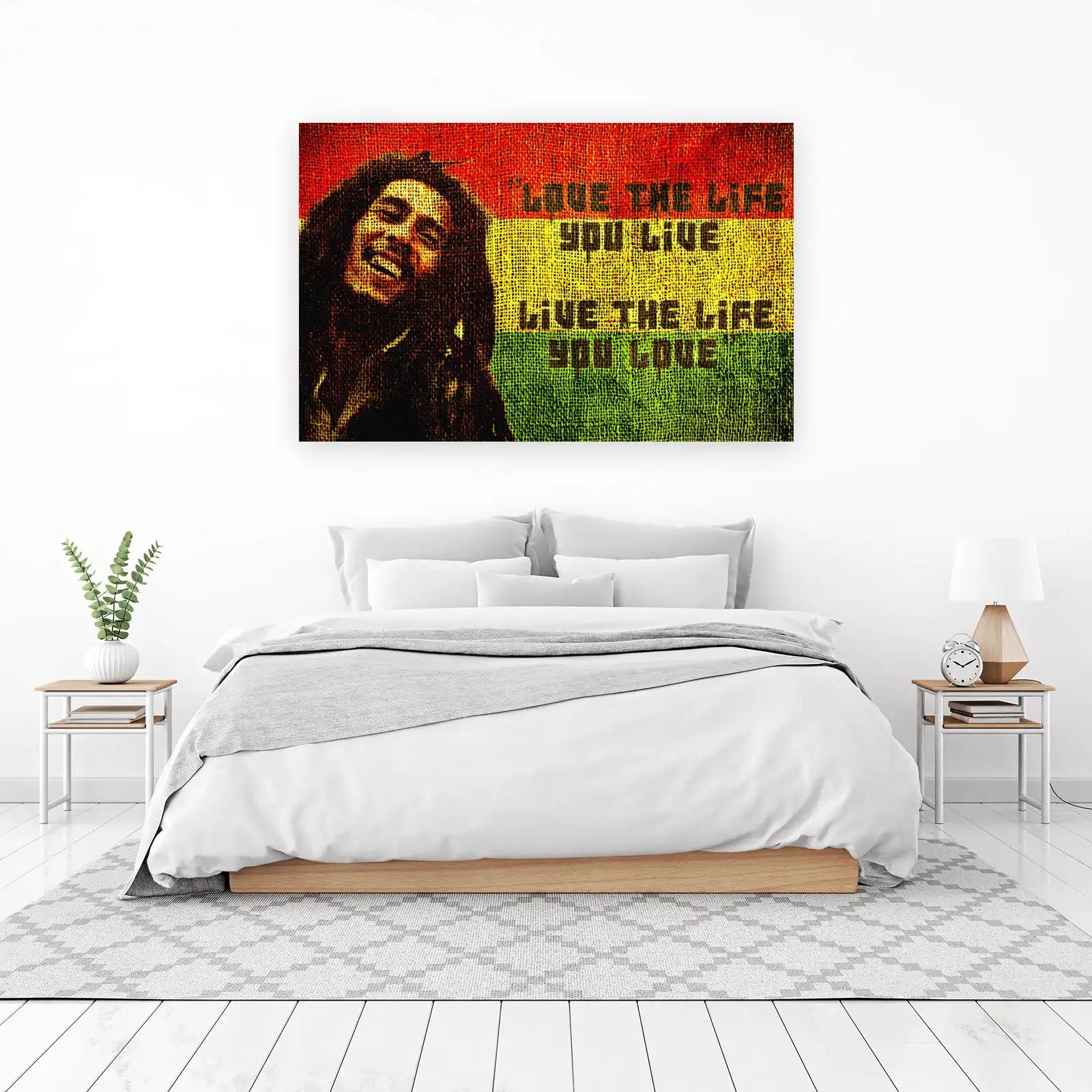 Bob Marley Reggae Quote Wall Art