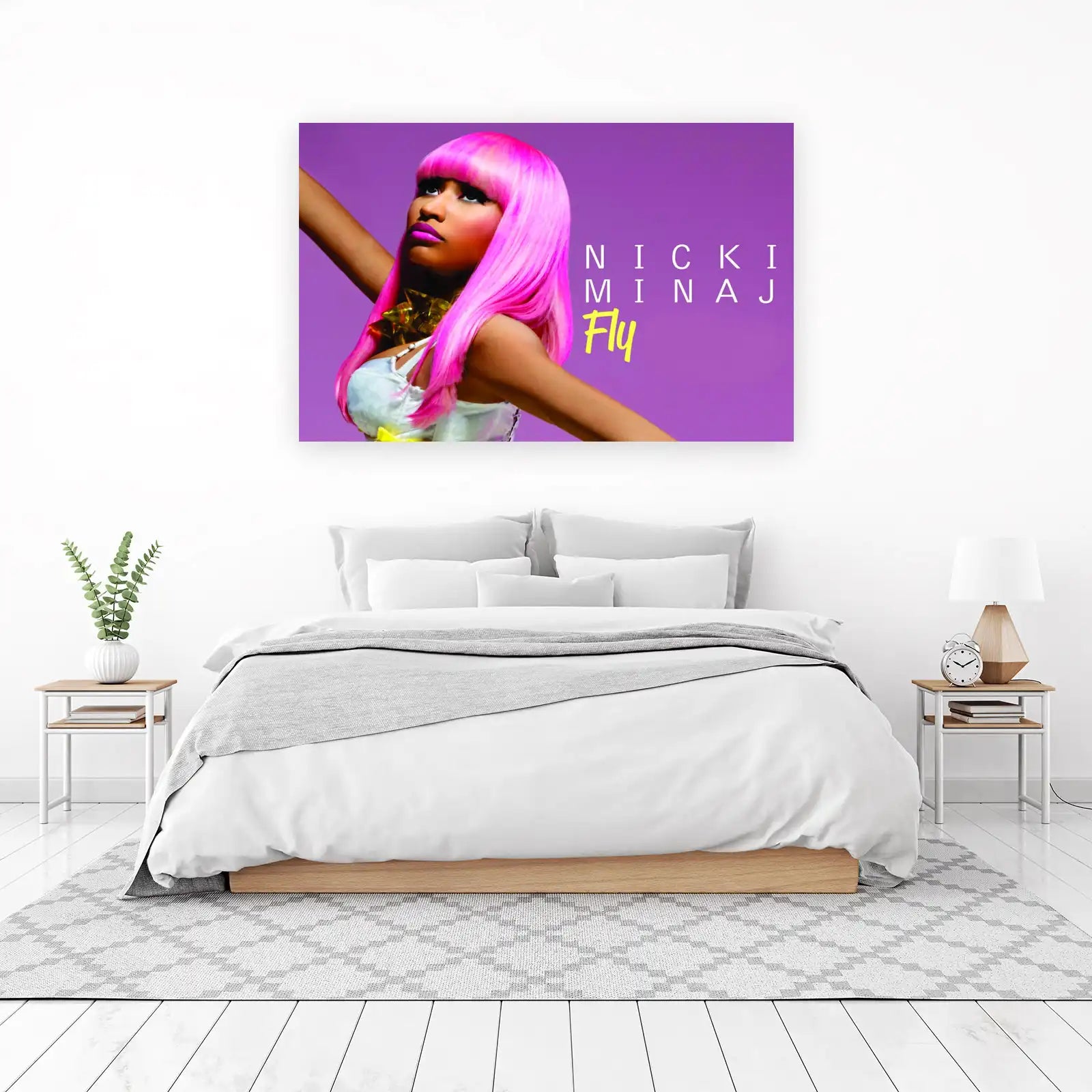 Nicki Minaj "Fly" Pink Pop Art Wall Art