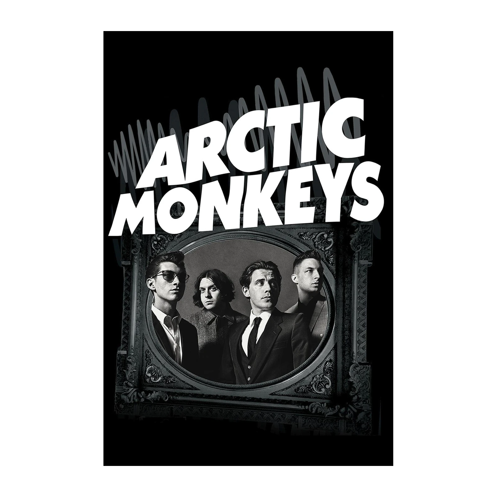 Arctic Monkeys Retro Band Portrait Wall Art