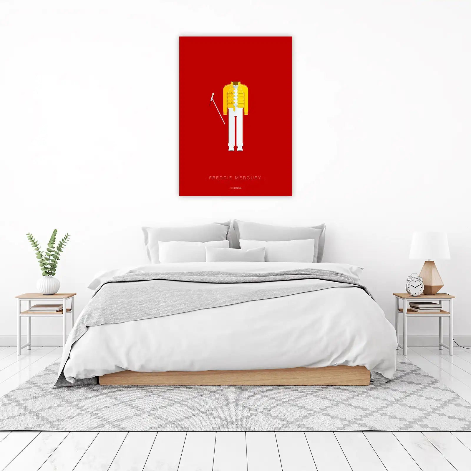 Iconic Freddie Mercury Jacket Wall Art