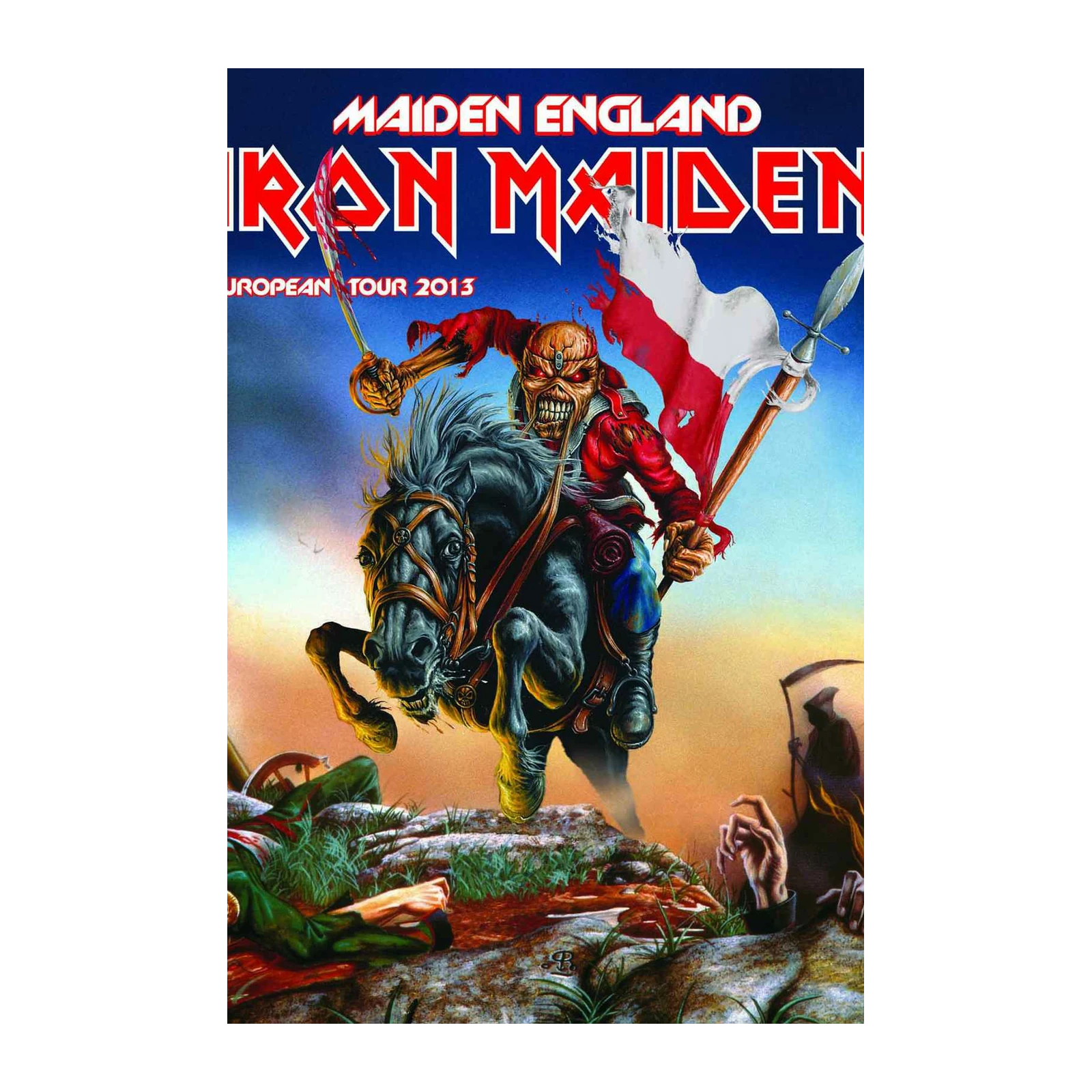 Iron Maiden "Maiden England" Tour Art Wall Art