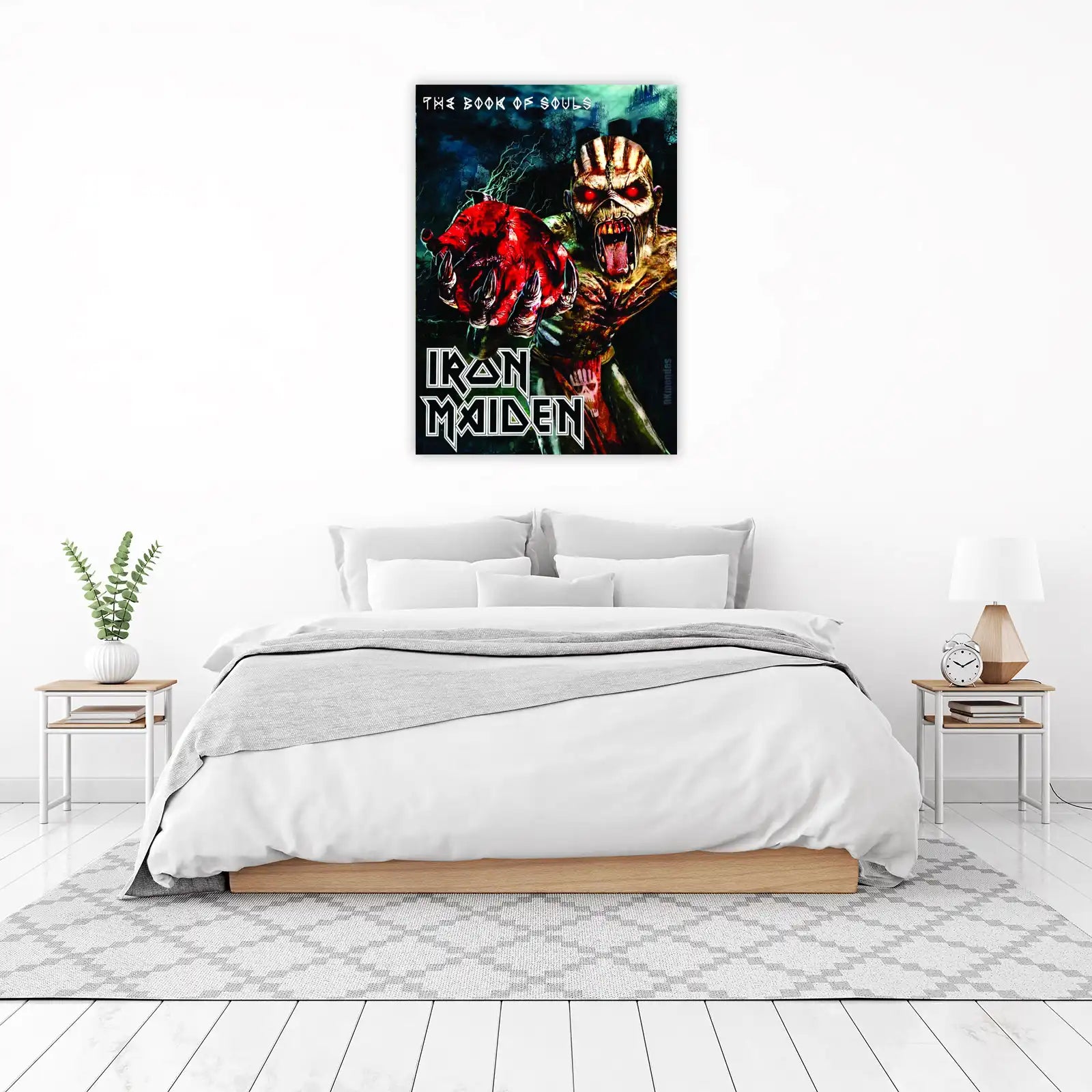 Iron Maiden Book of Souls Rock Band Wall Art