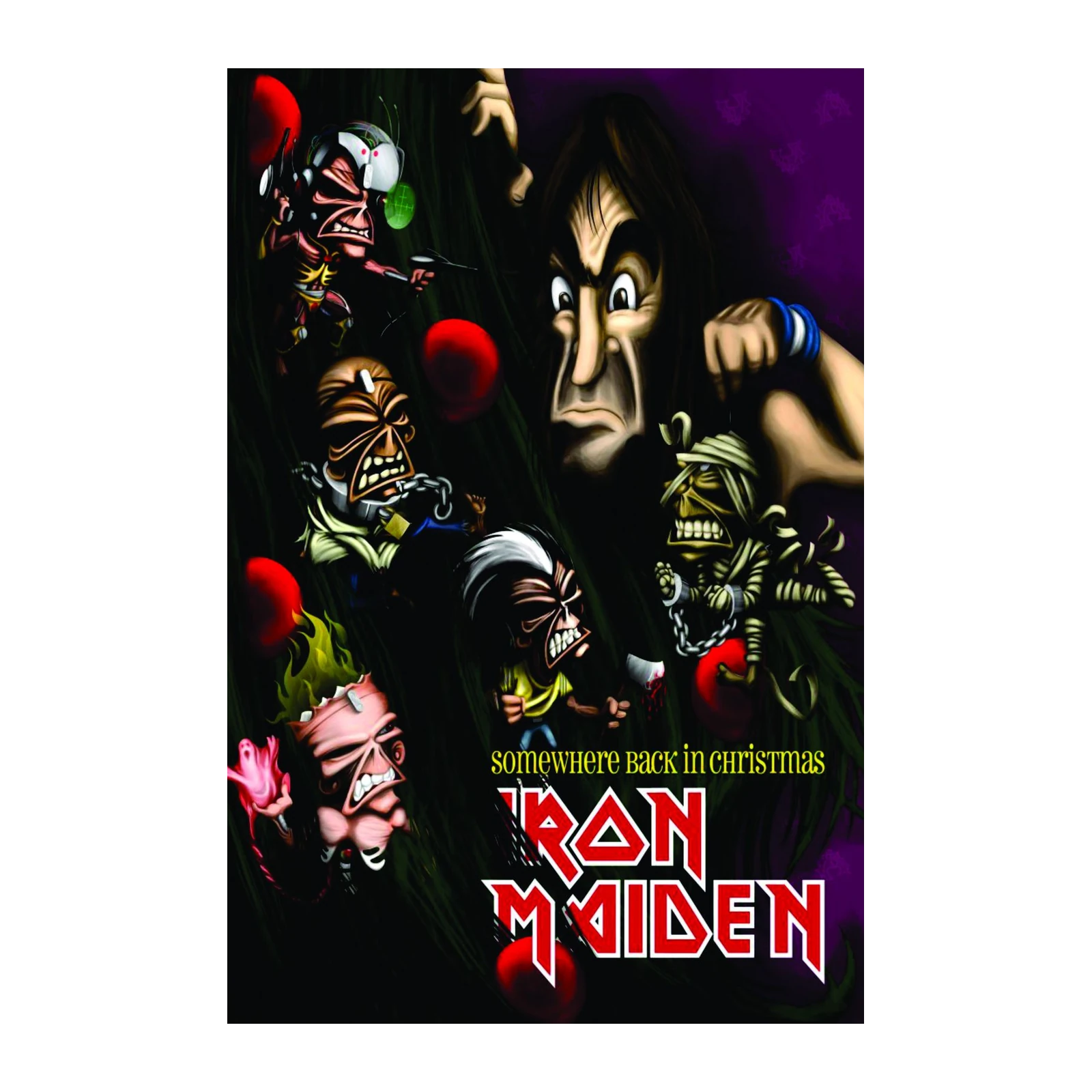 Iron Maiden "Somewhere Back" Eddie Wall Art