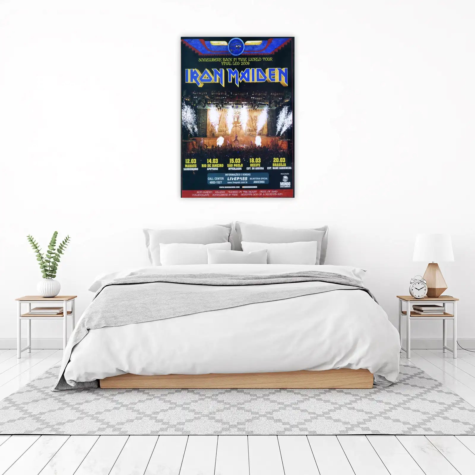 Epic Iron Maiden "Somewhere Back In Time" Wall Art