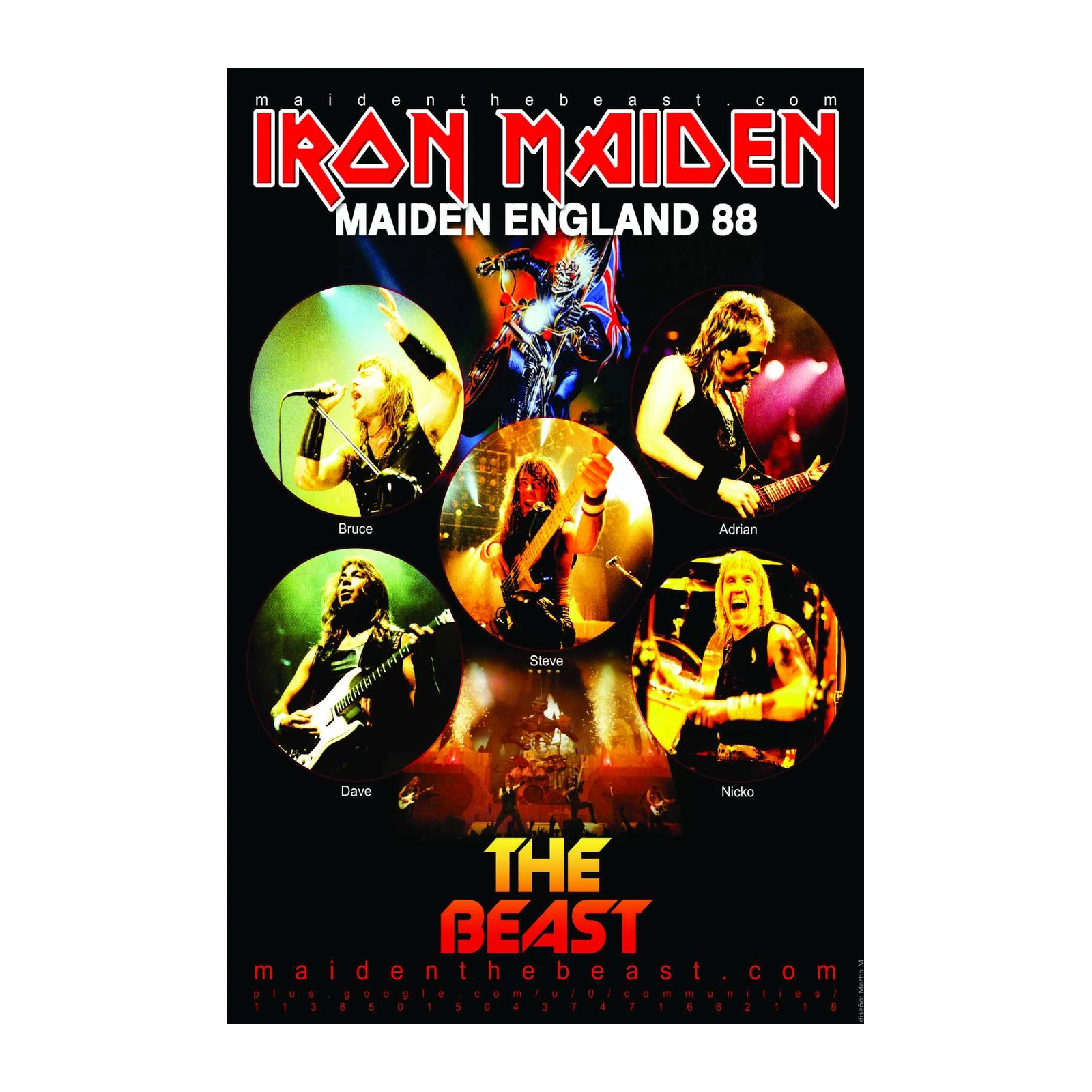 Iron Maiden "Maiden England 88" Wall Art