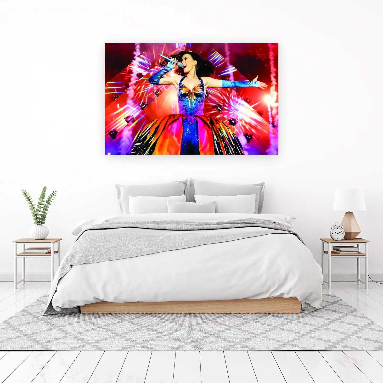 Katy Perry Energetic Performance Wall Art