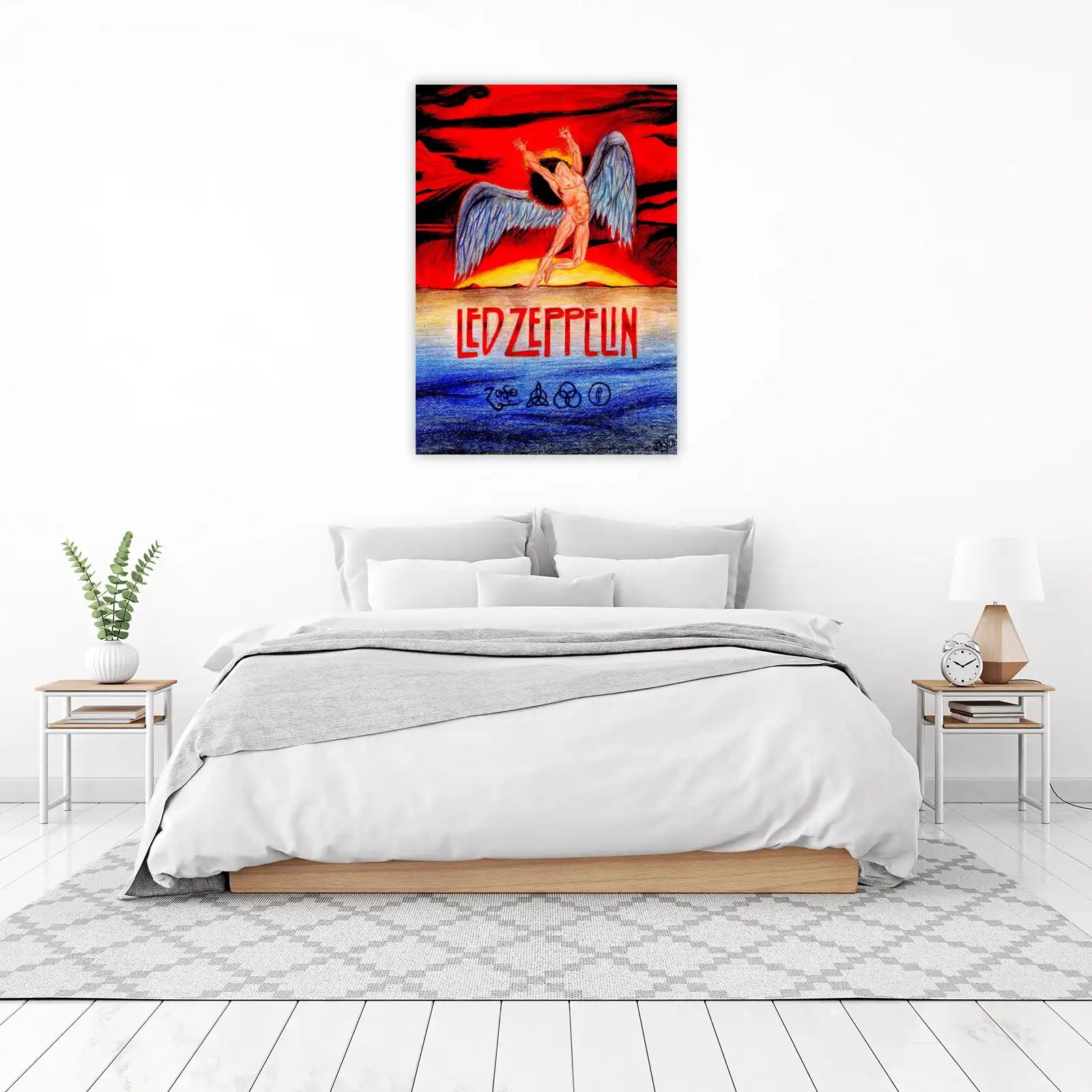 Icarus Landing LED Zeppelin Wall Art