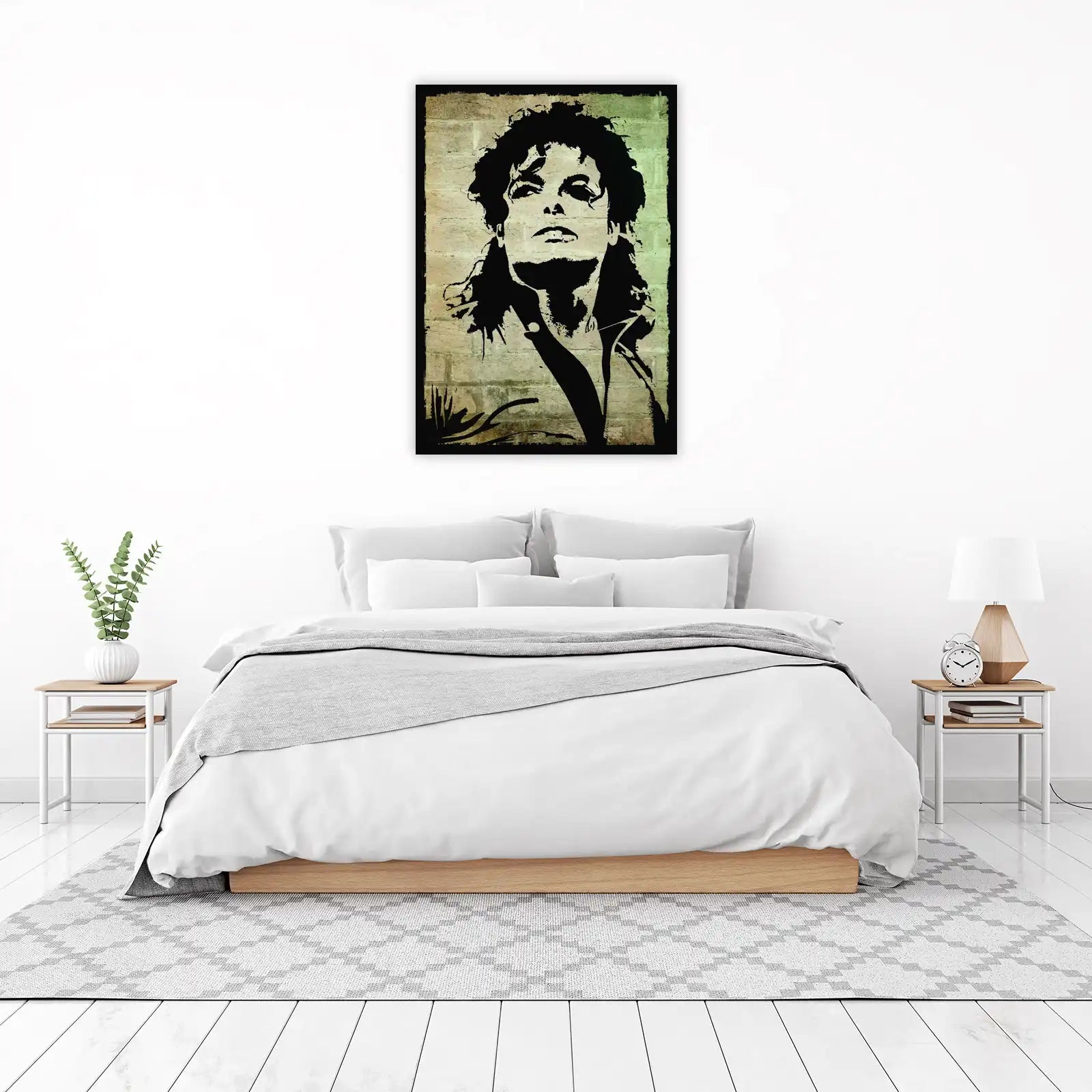 Iconic Pop Star Portrait Wall Art