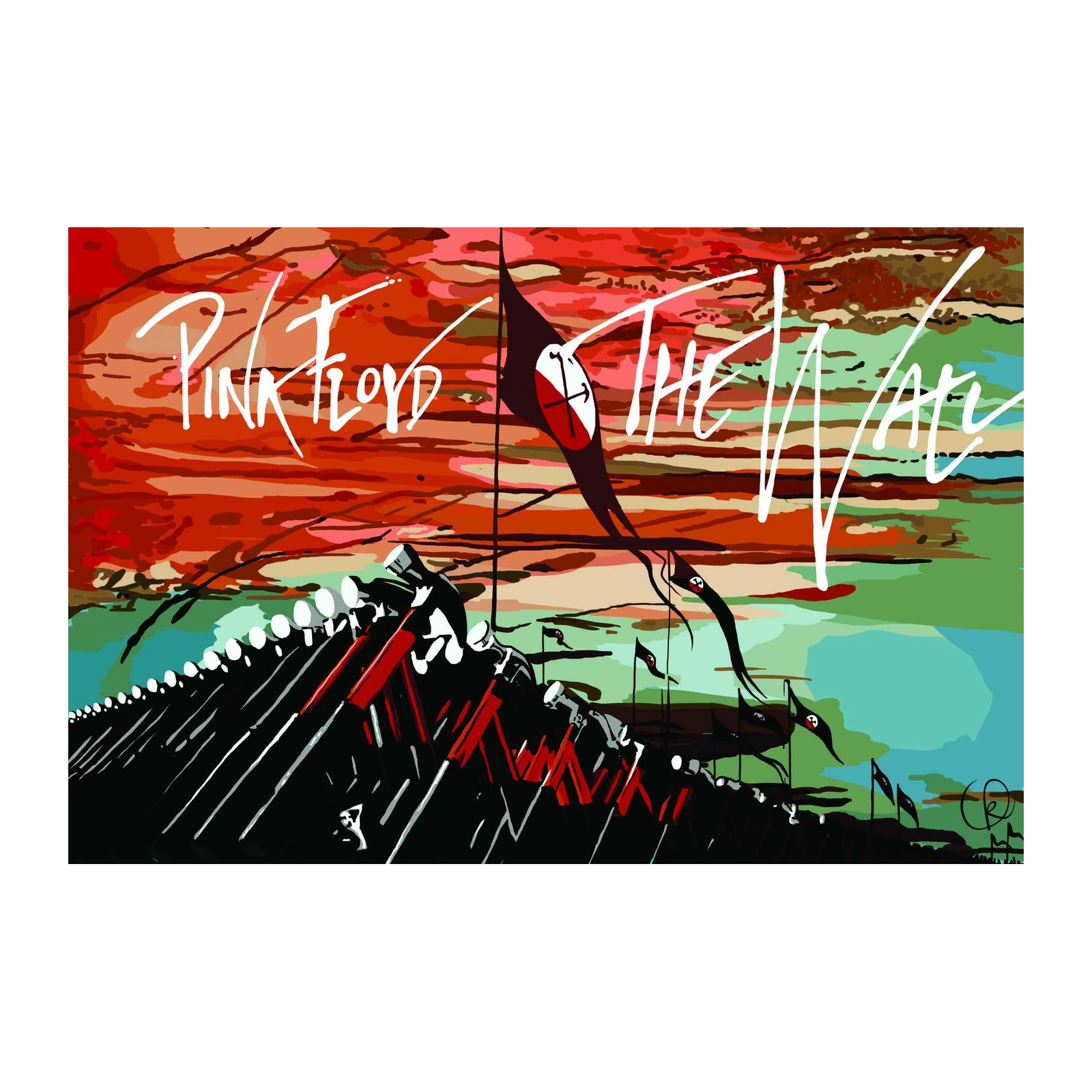 Pink Floyd The Wall Art Wall Art