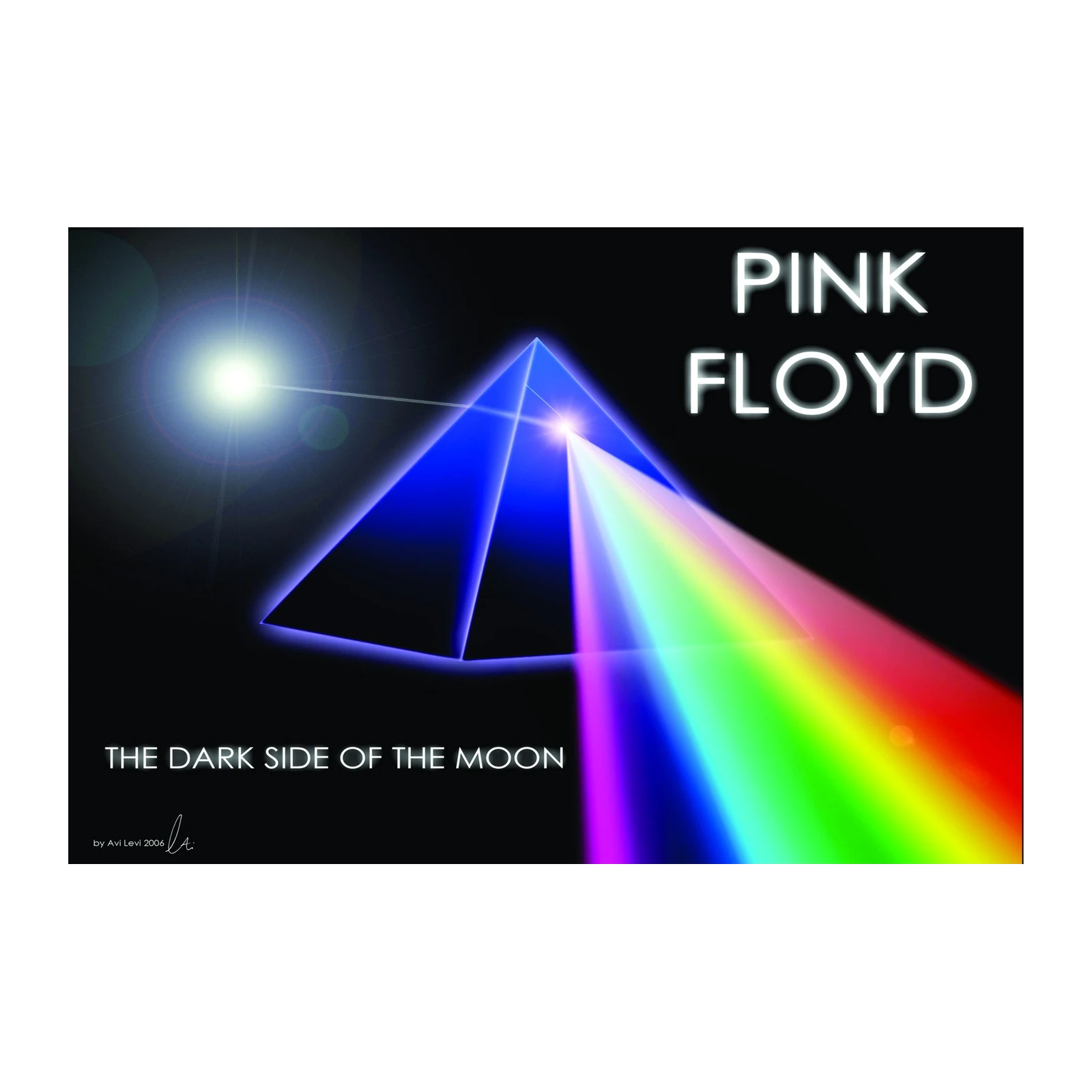 Pink Floyd Prism Rainbow Wall Art
