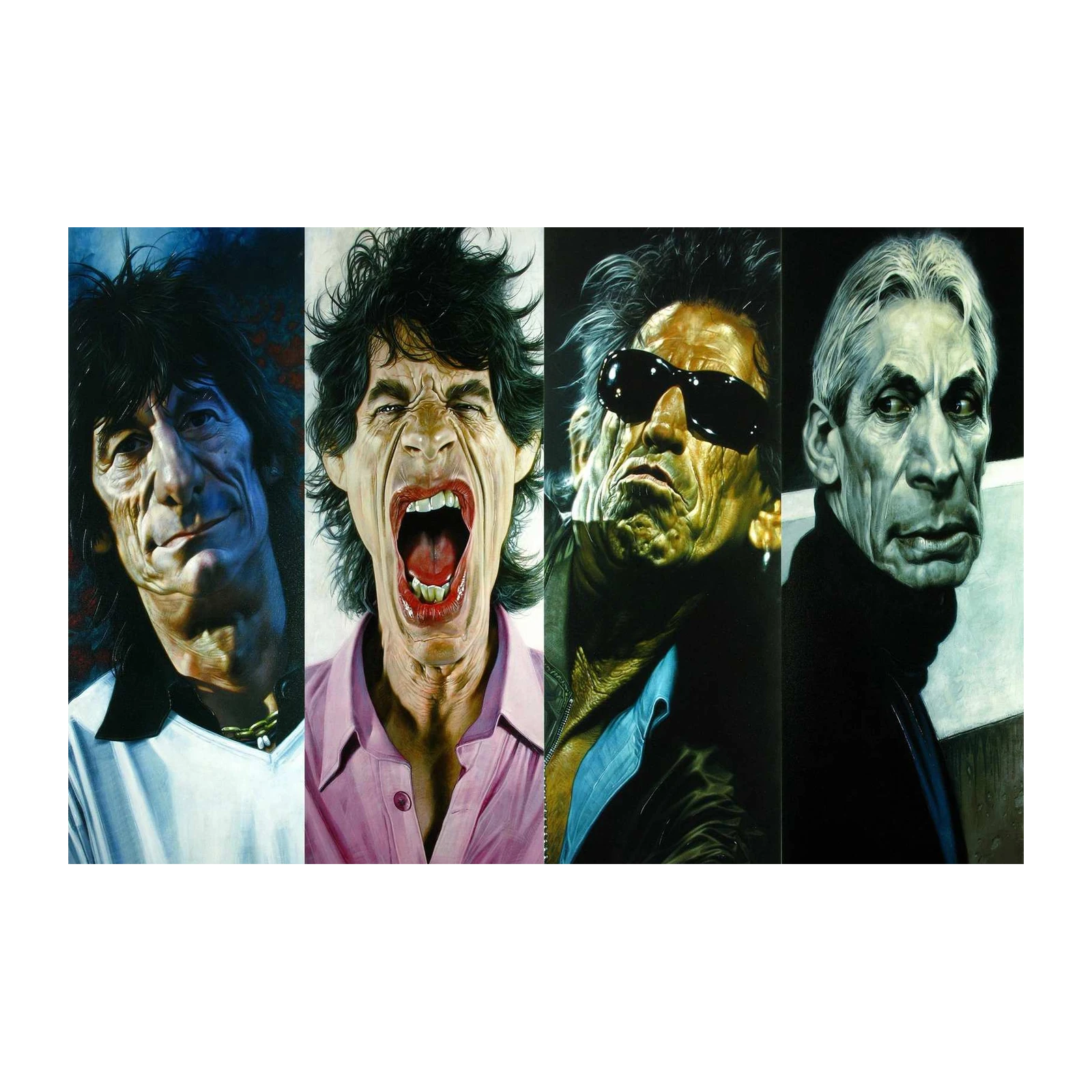 Iconic Rock Legends Portrait Wall Art