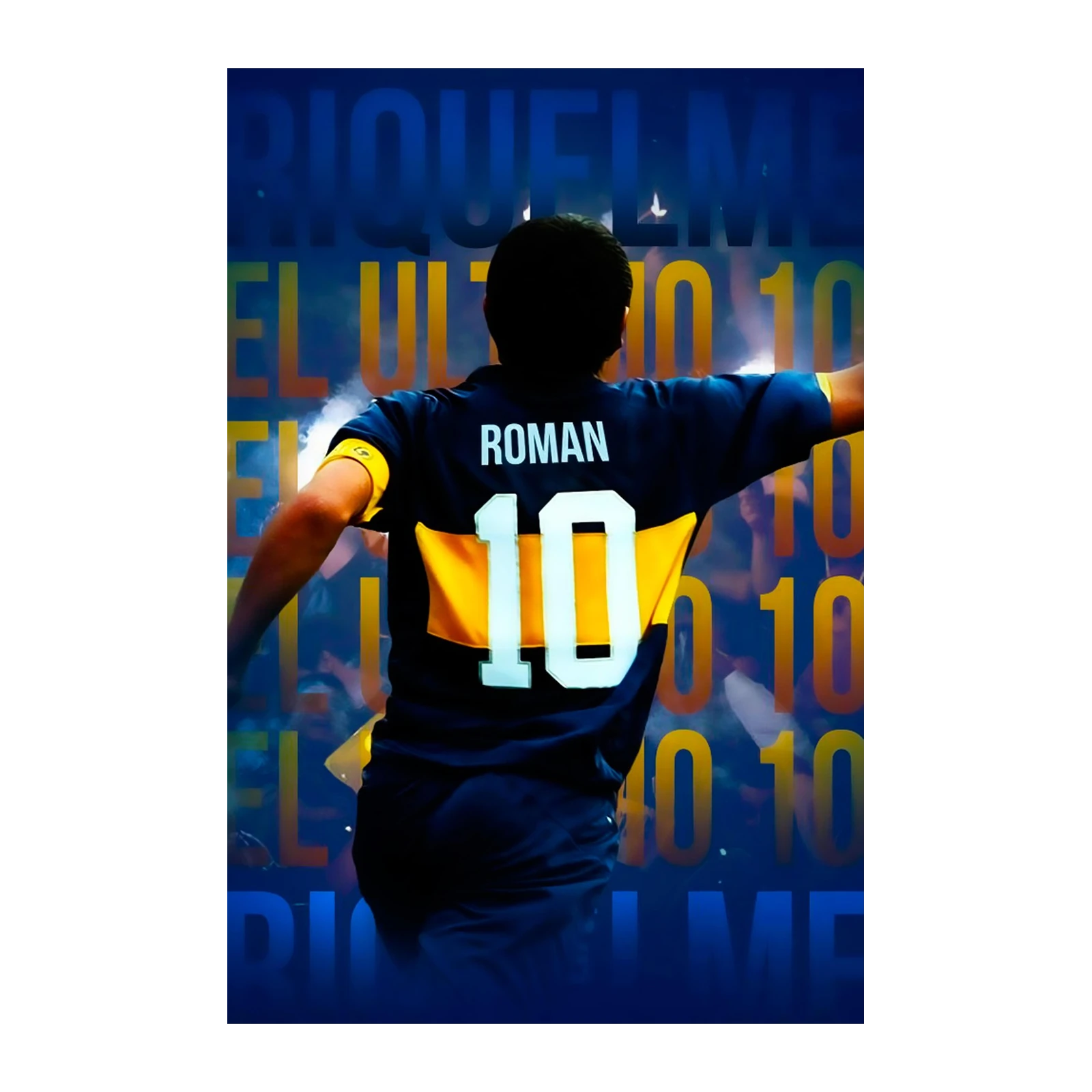 Roman 'El Ultimo 10' Boca Juniors Wall Art