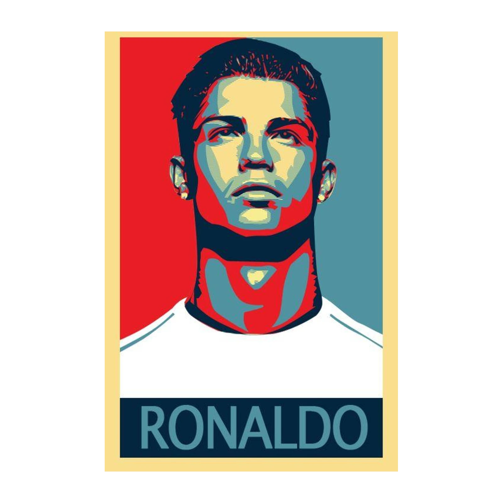 Cristiano Ronaldo "Hope" Style Wall Art
