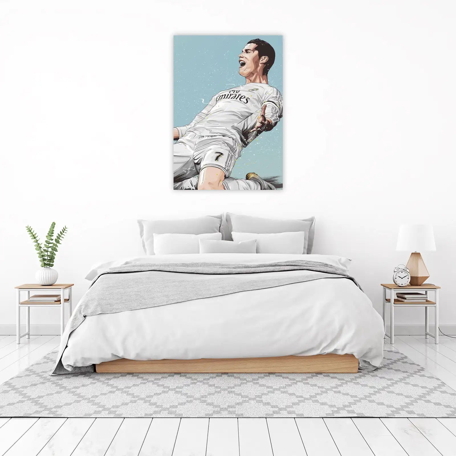 Cristiano Ronaldo Victory Pose Wall Art