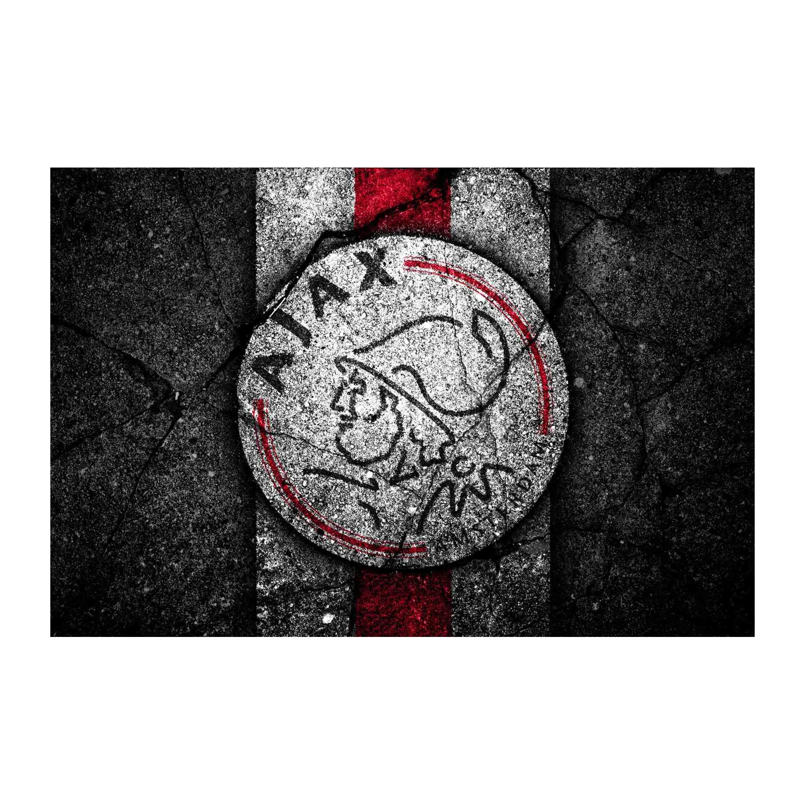 Retro Ajax Football Club Logo Wall Art