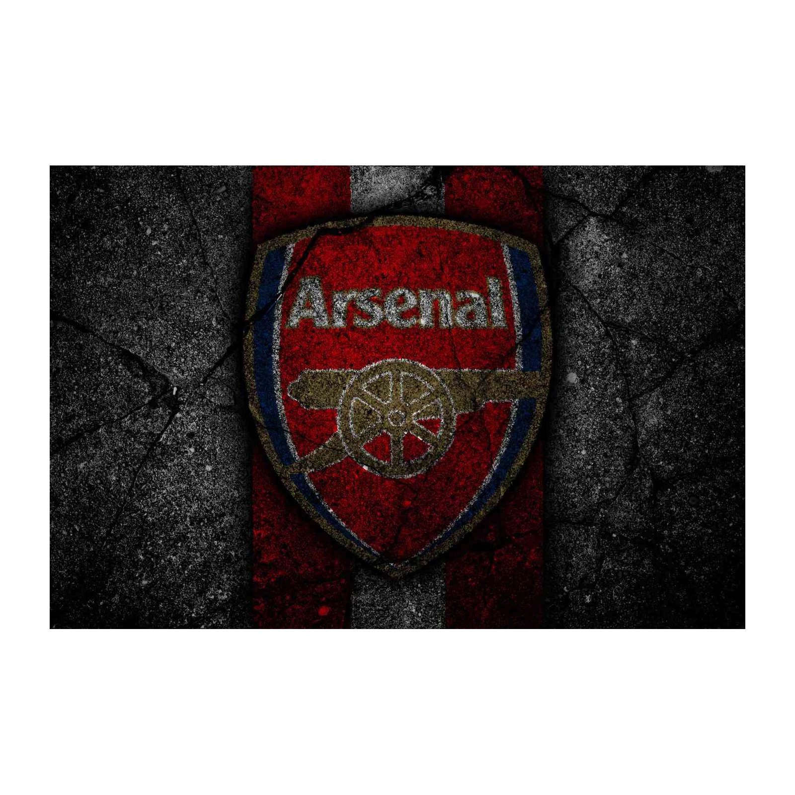 Arsenal FC Grunge Shield Wall Art