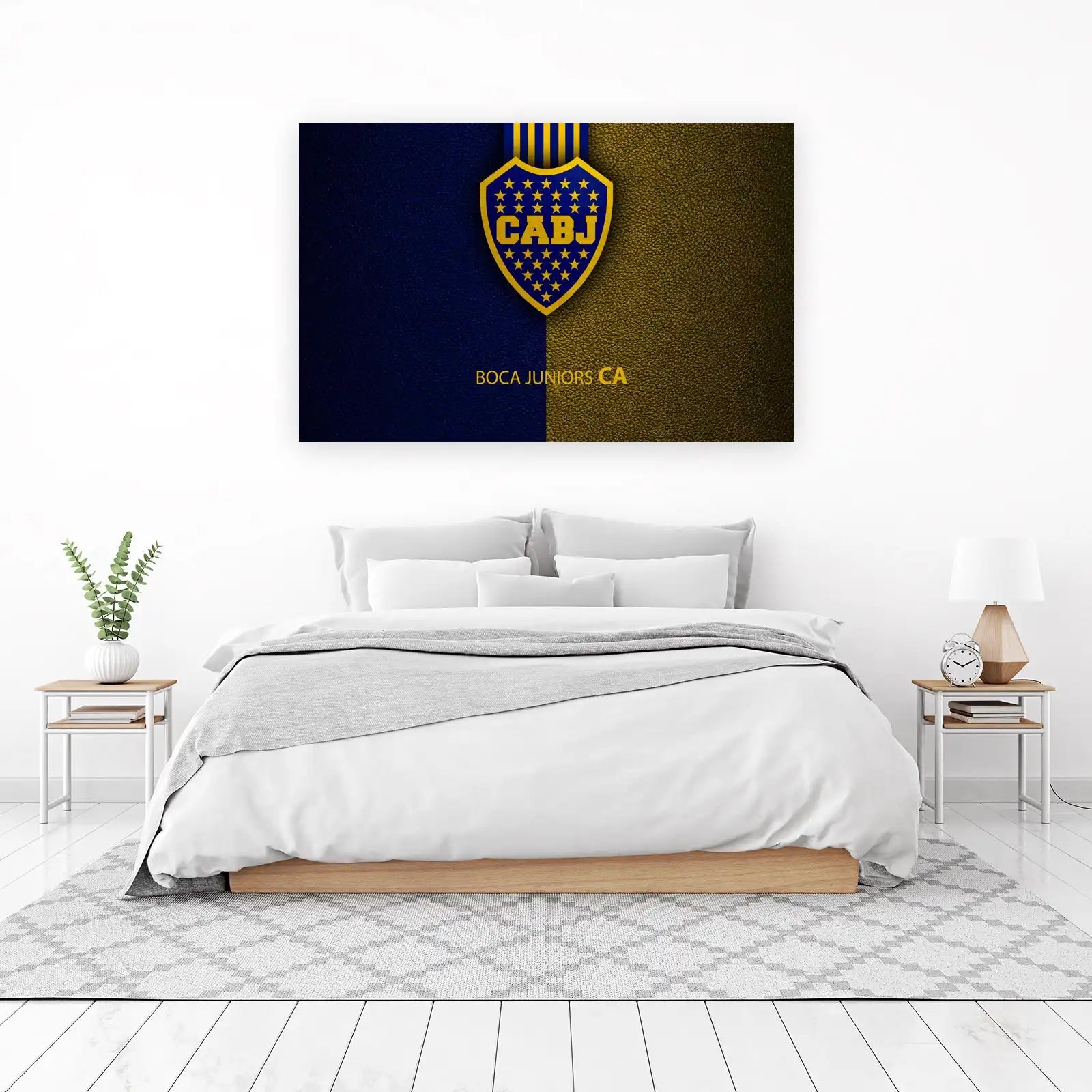 Boca Juniors CABJ Football Logo Wall Art