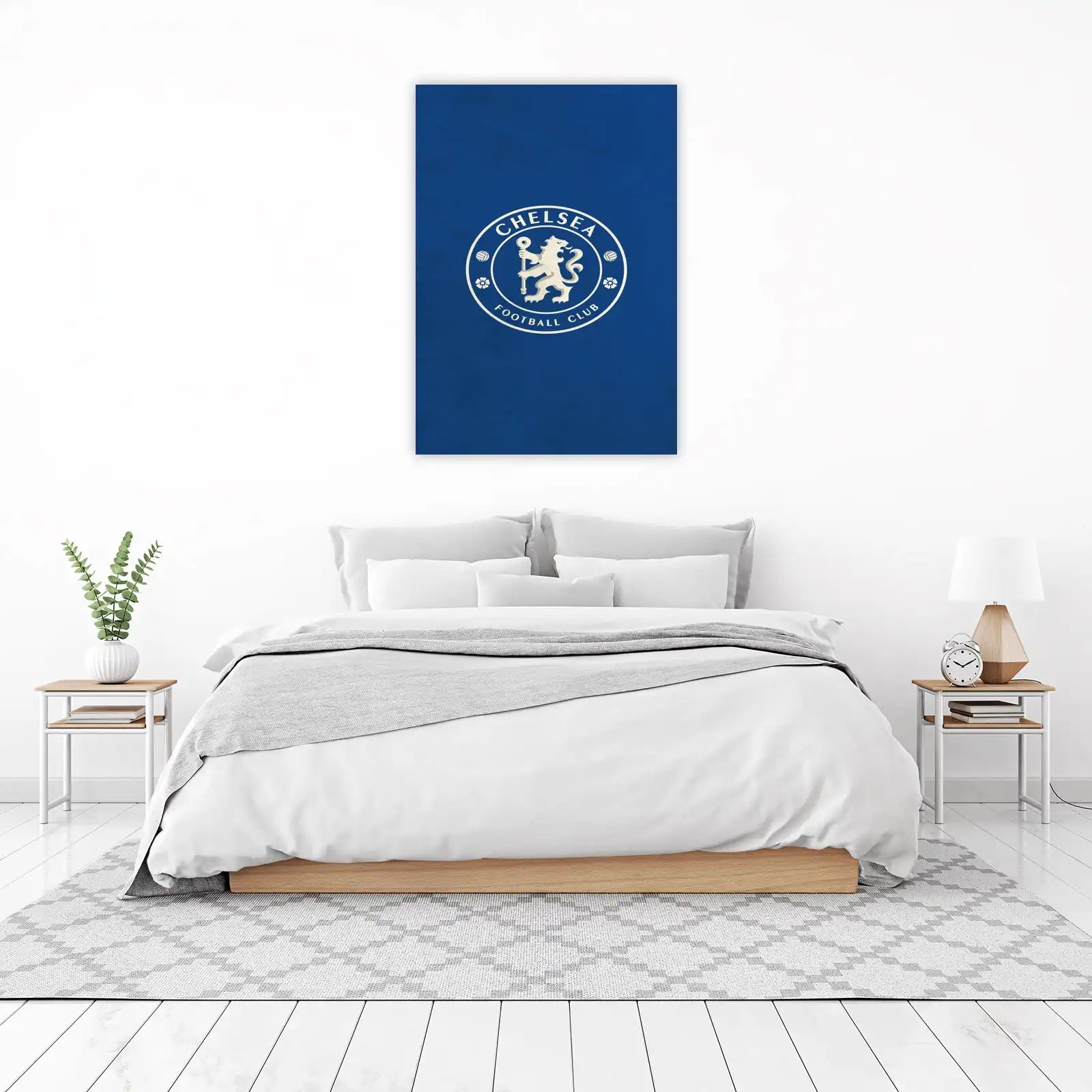 Chelsea FC Retro Crest Wall Art