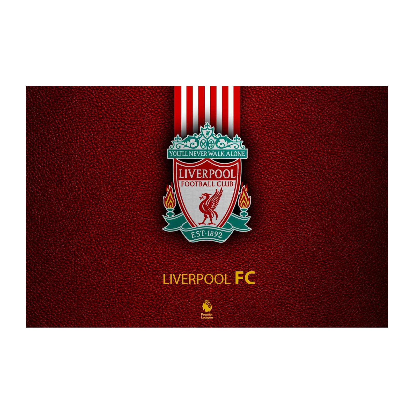Liverpool FC Crest & "You'll Never Walk Alone" Wall Art