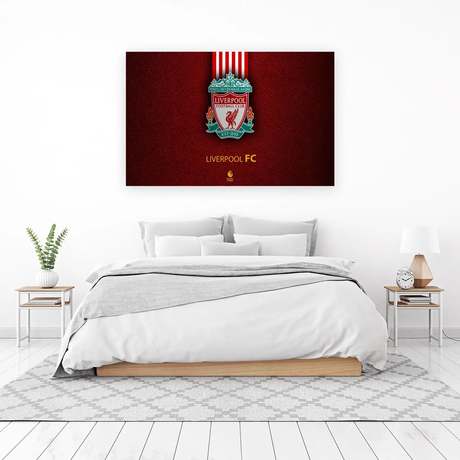 Liverpool FC Crest & "You'll Never Walk Alone" Wall Art