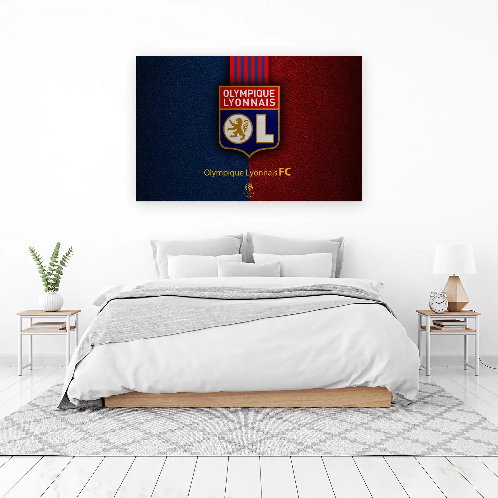 Olympique Lyonnais FC Crest Wall Art