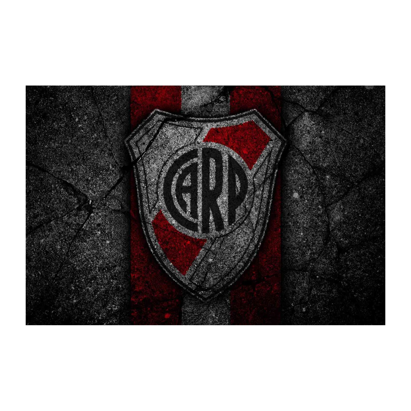 River Plate Grunge Shield Wall Art