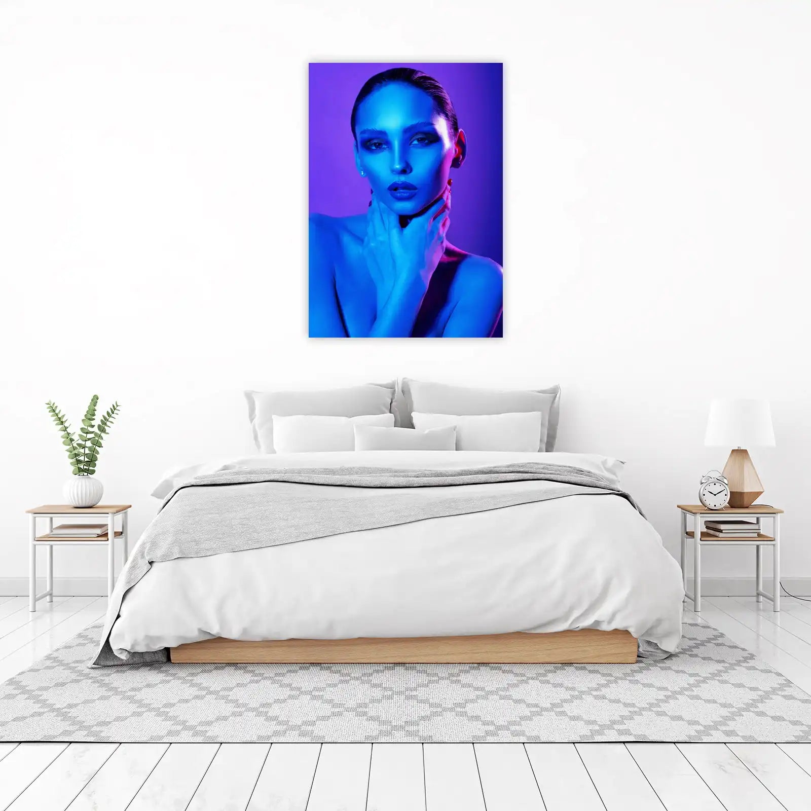 Mystic Blue Portrait 2 Wall Art