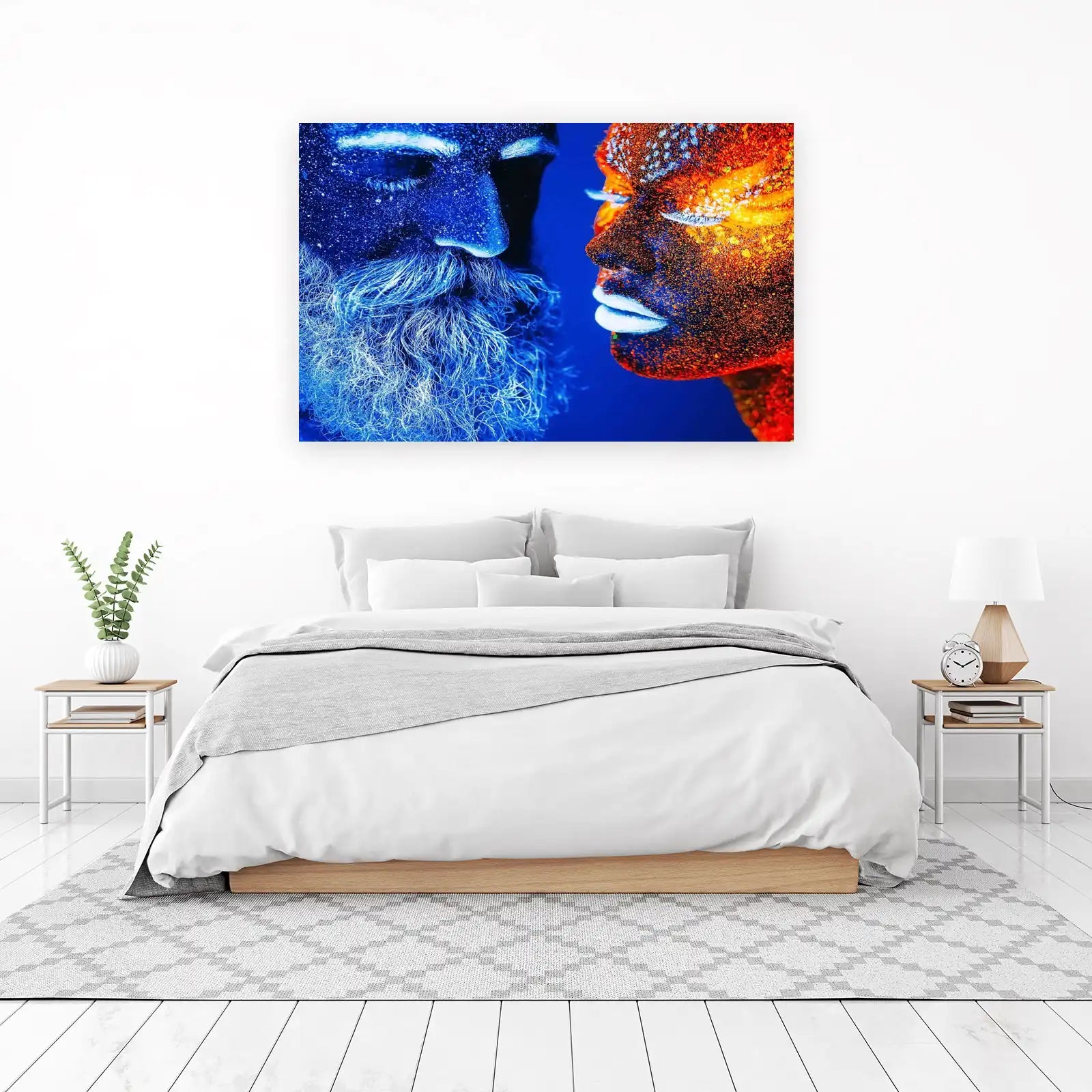 Cosmic Connection UV Faces Wall Art
