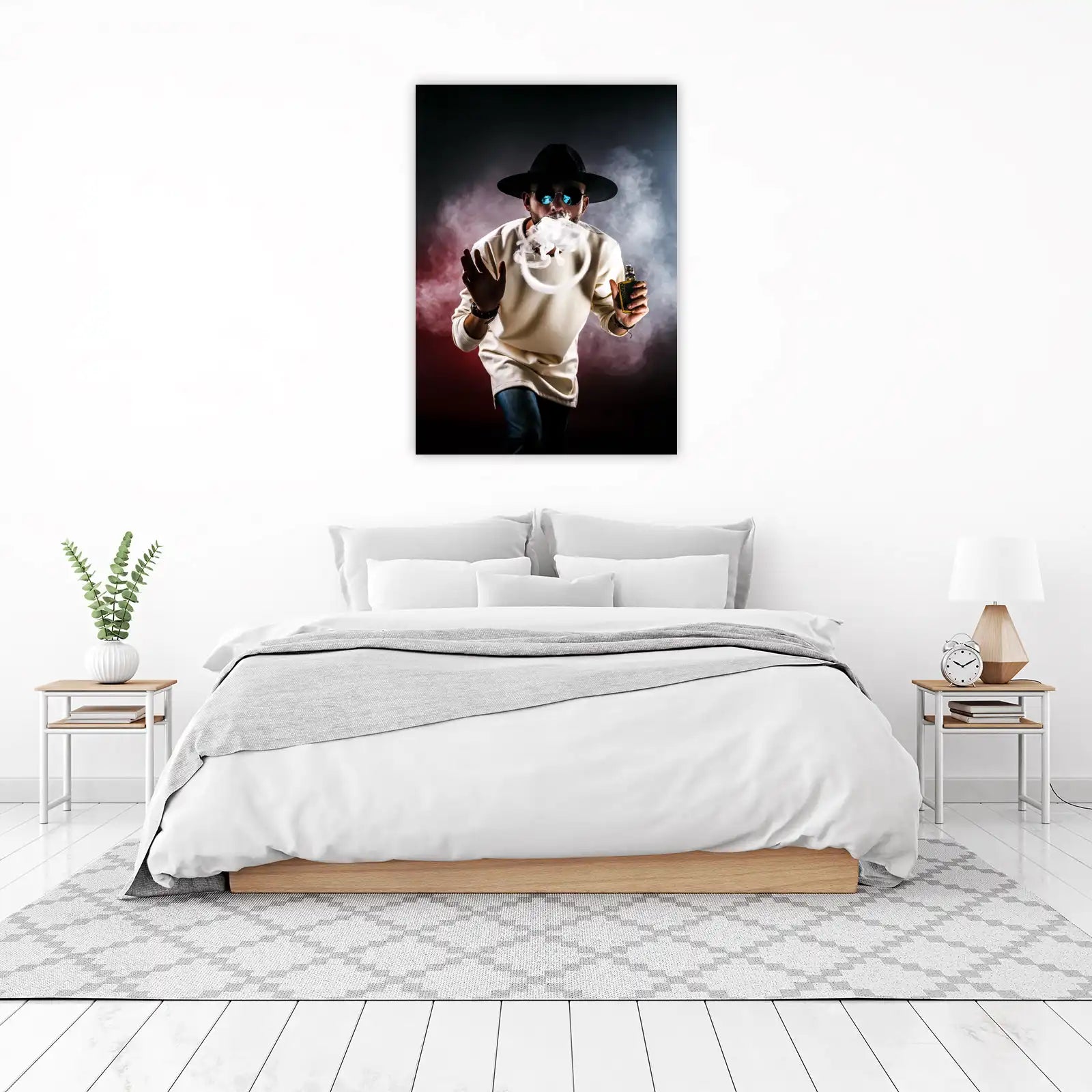 Vapor Ring Style Man Wall Art