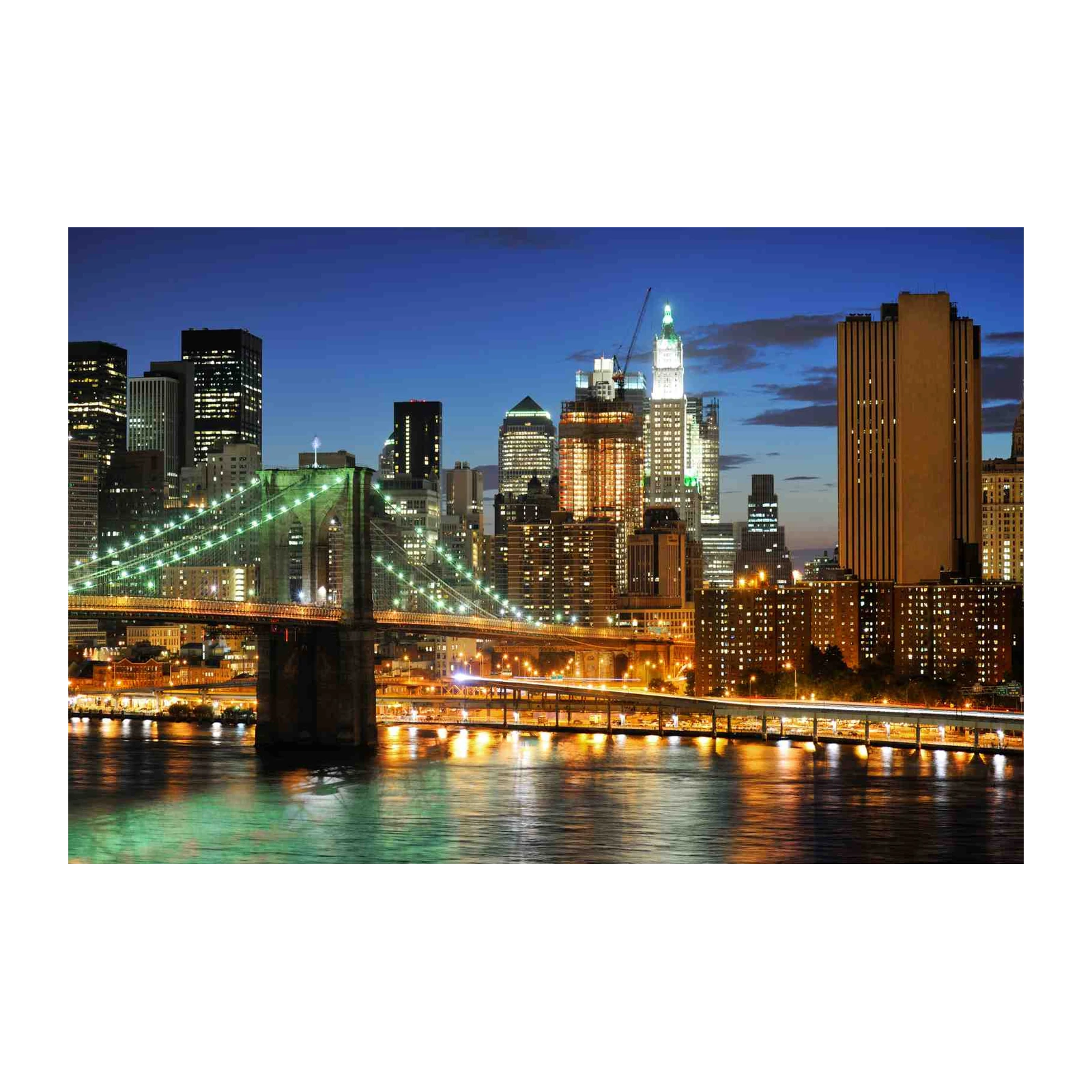 New York City Skyline Brooklyn Bridge Wall Art