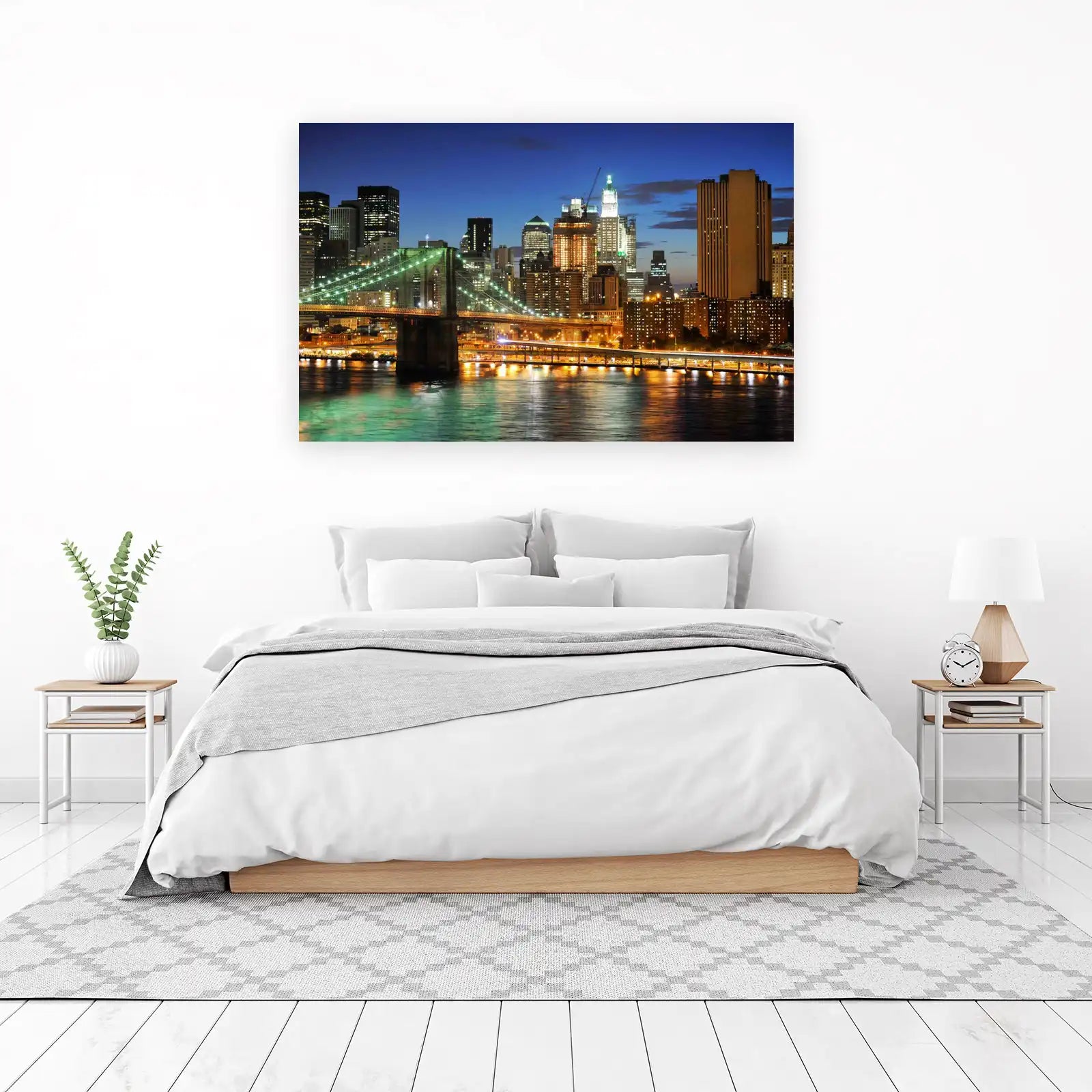 New York City Skyline Brooklyn Bridge Wall Art