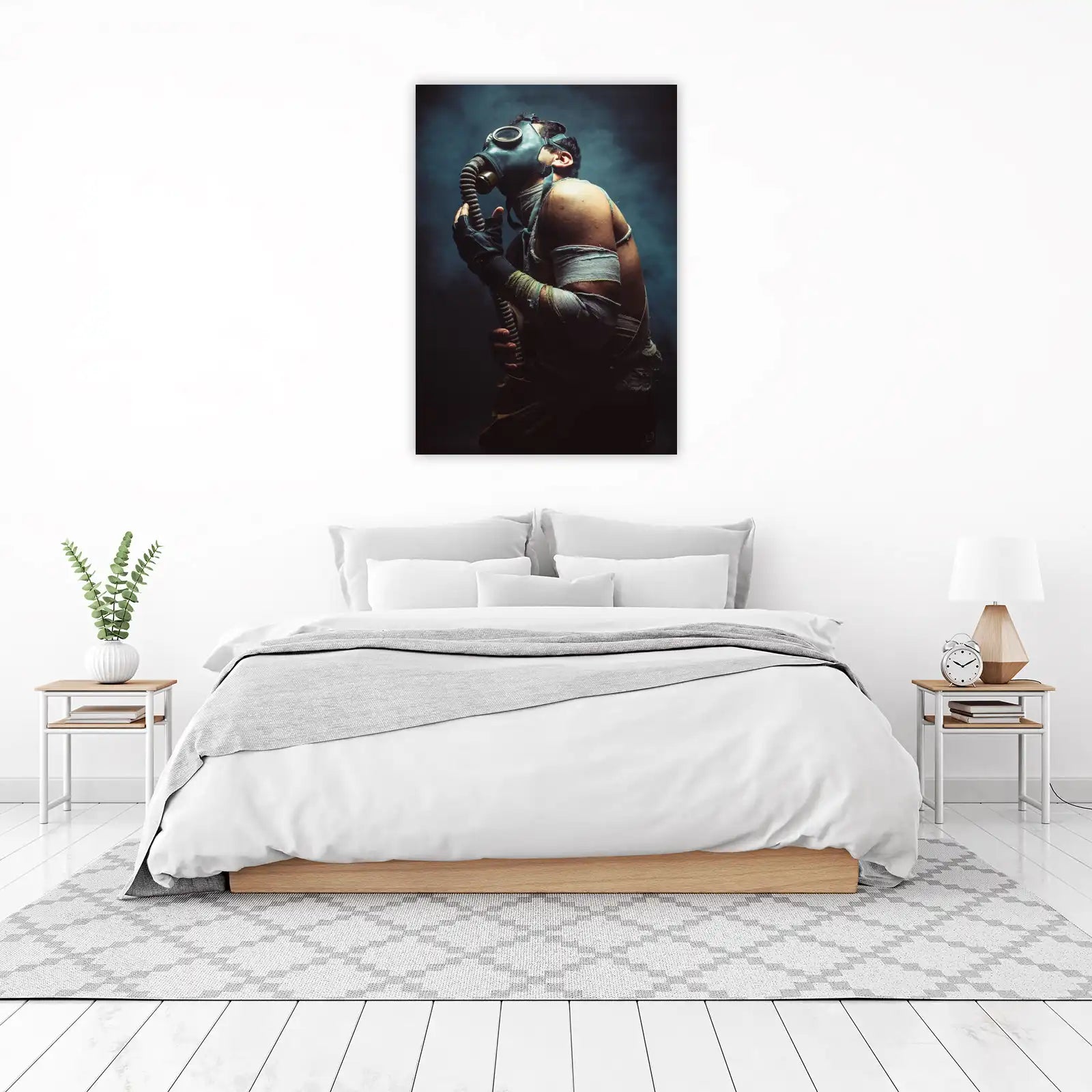 Post-Apocalyptic Survivor Gas Mask Wall Art