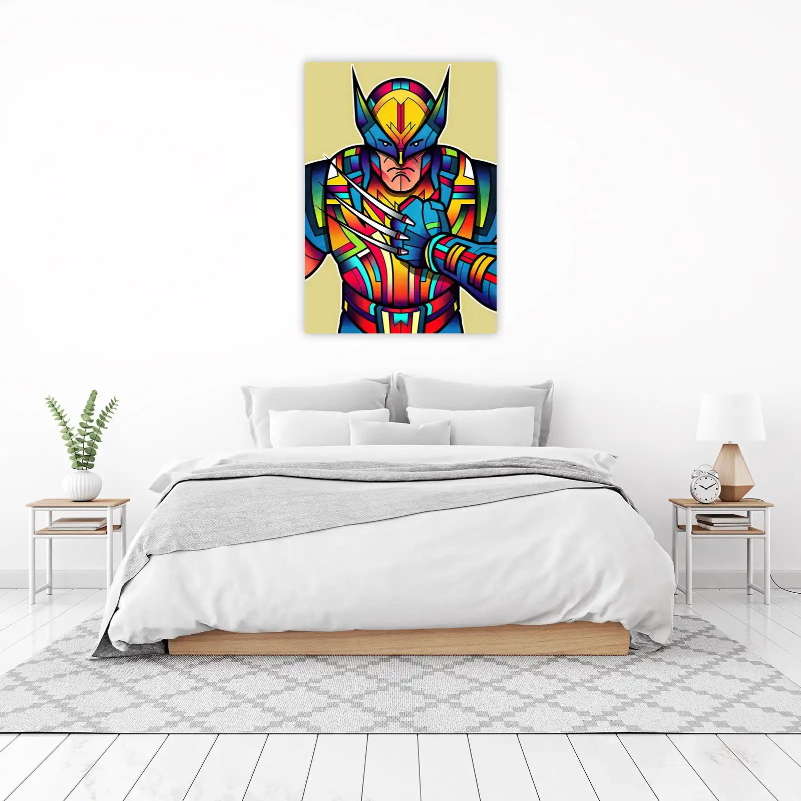 Vibrant Wolverine Pop Art Wall Art