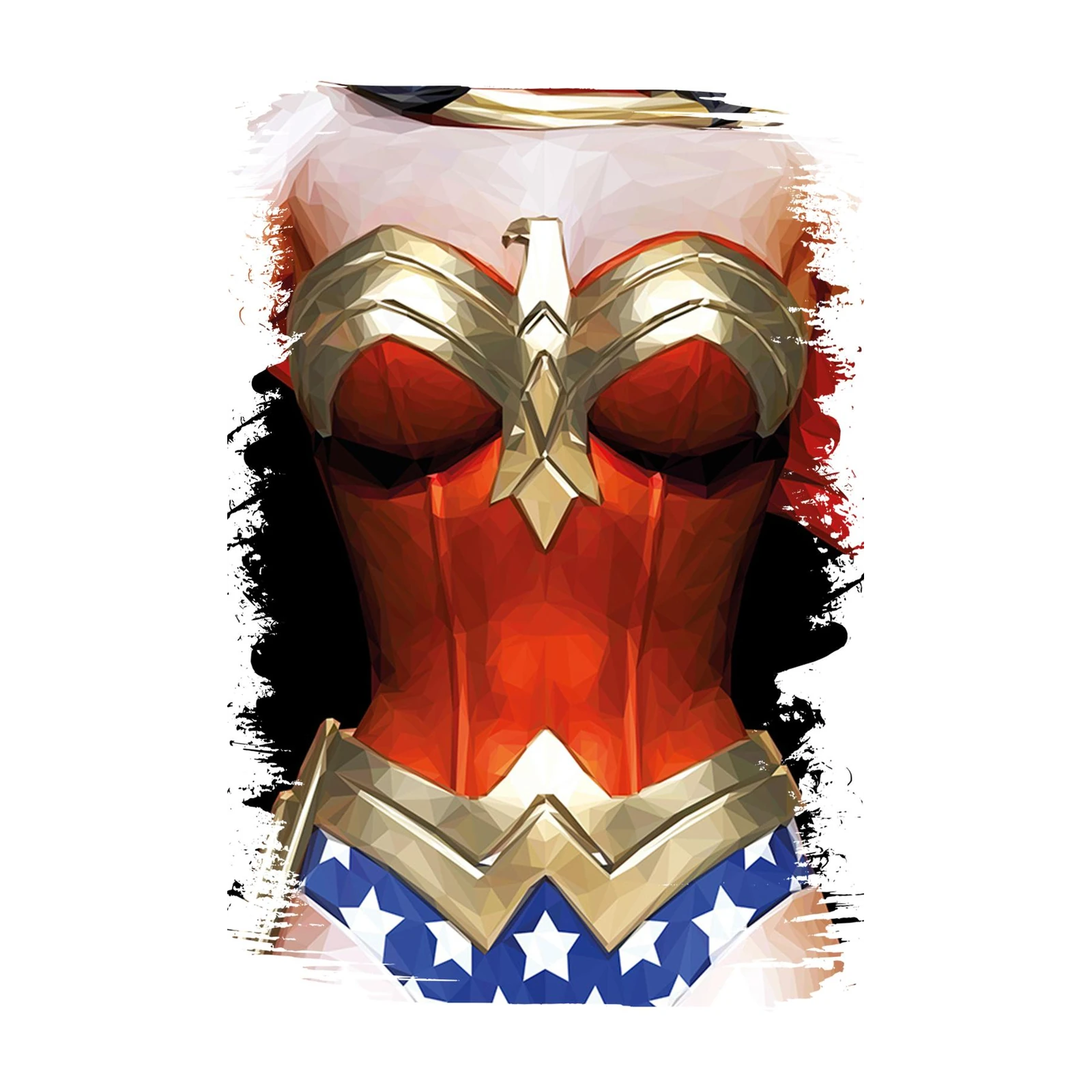 Powerful Wonder Woman Armor Wall Art