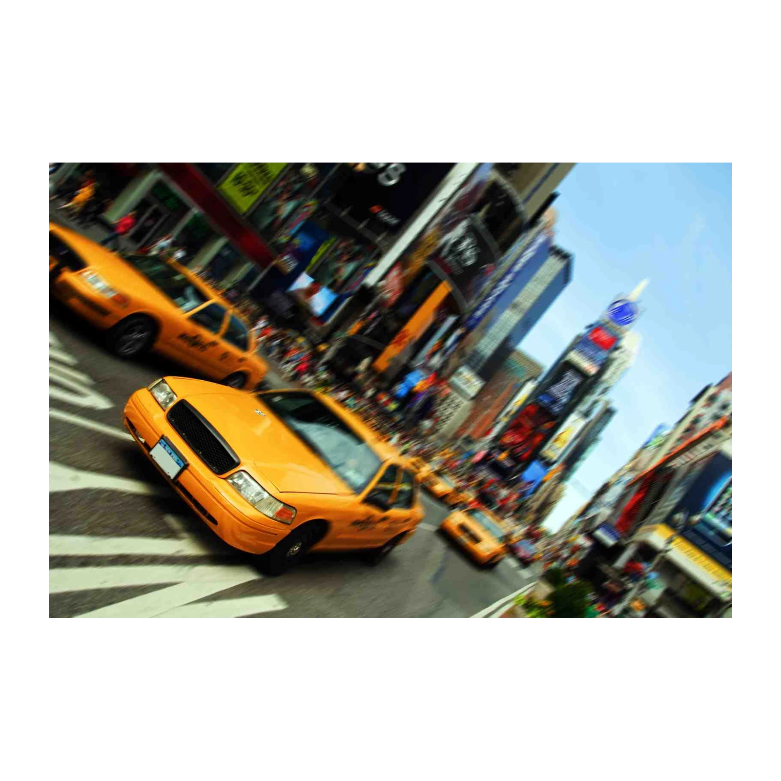 New York City Taxi Rush Wall Art