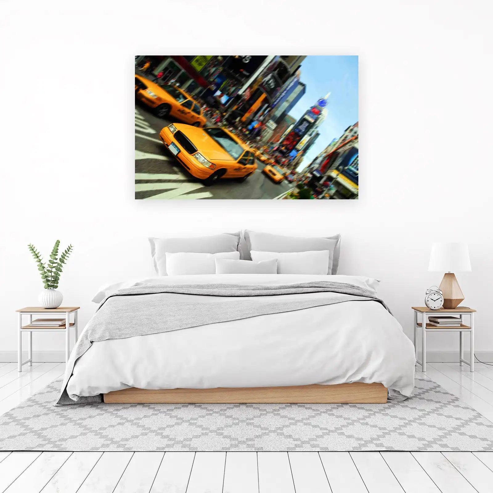 New York City Taxi Rush Wall Art