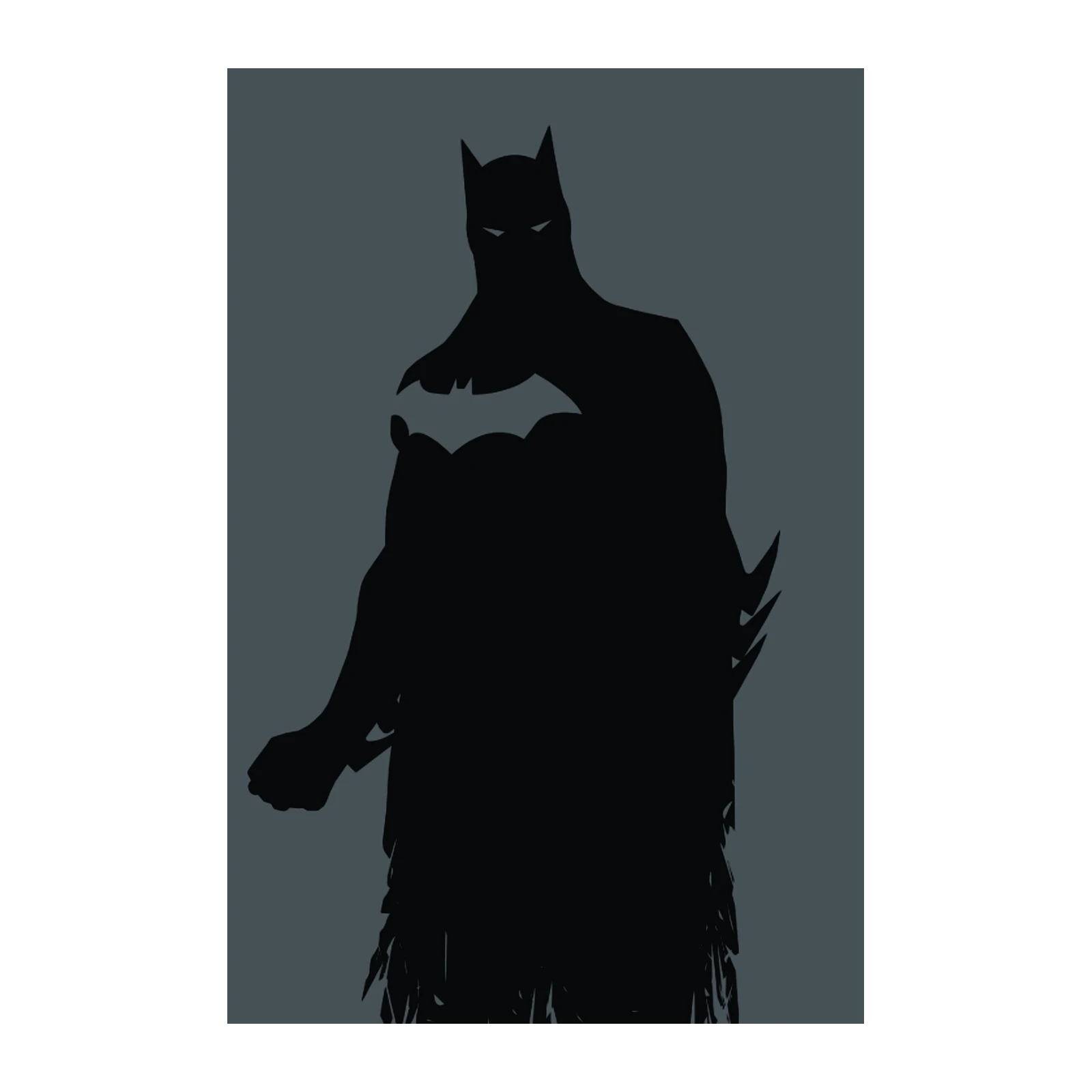 Dark Knight Silhouette Minimalist Wall Art