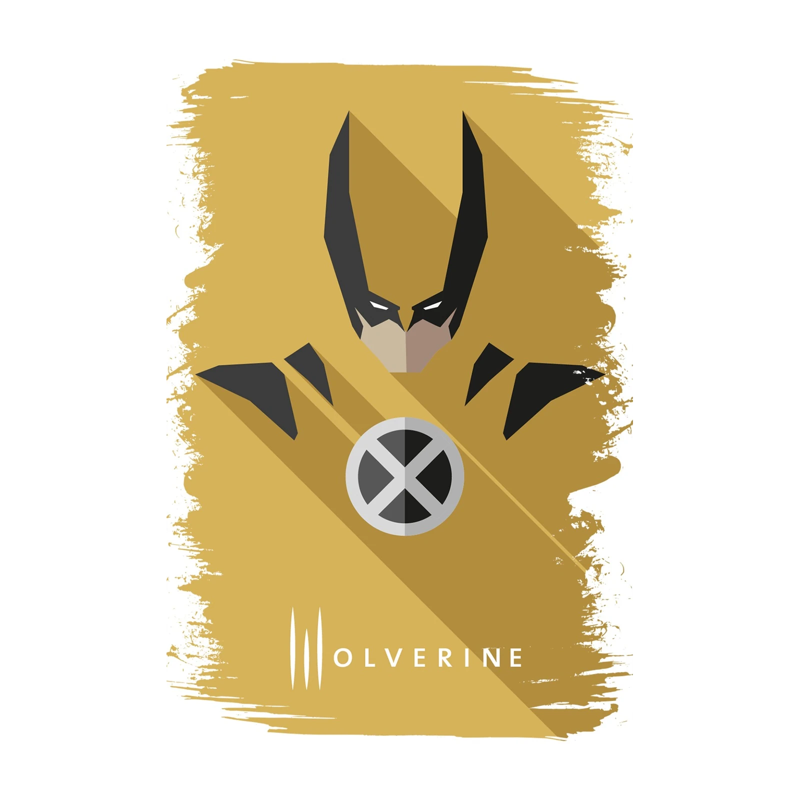 Wolverine Minimalist X-Men Wall Art