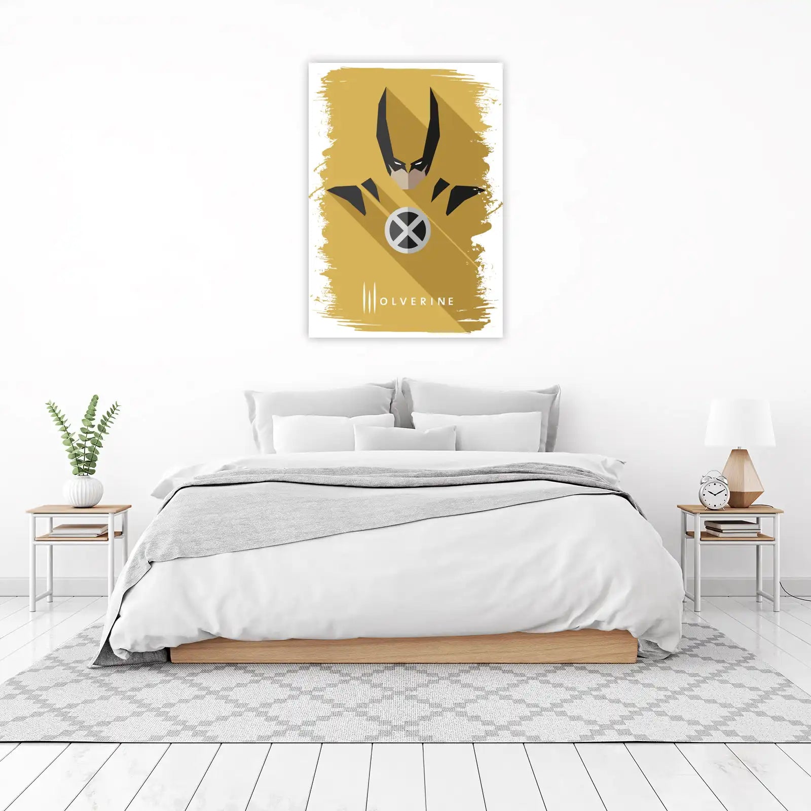 Wolverine Minimalist X-Men Wall Art