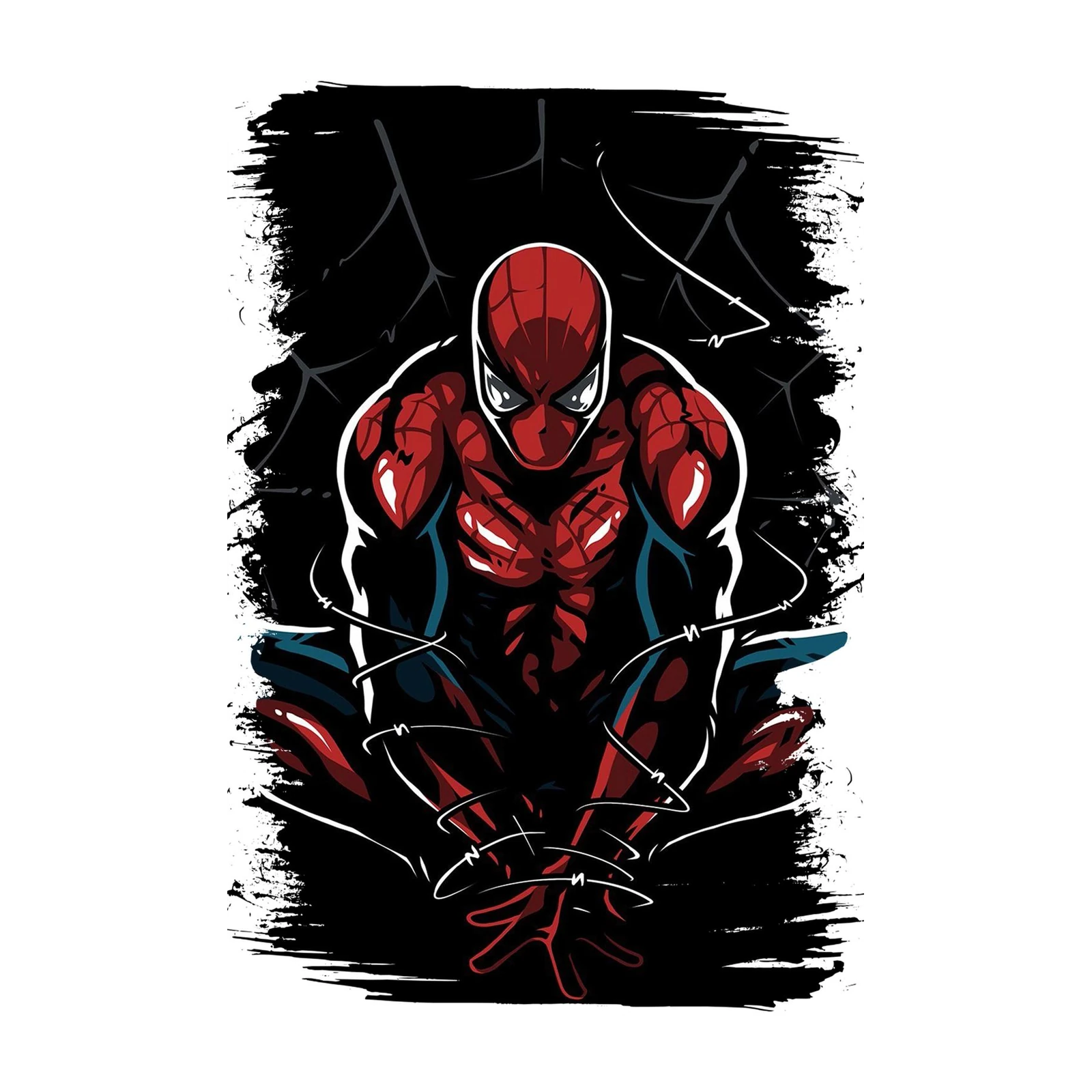 Dynamic Spider-Man Comic Style Wall Art