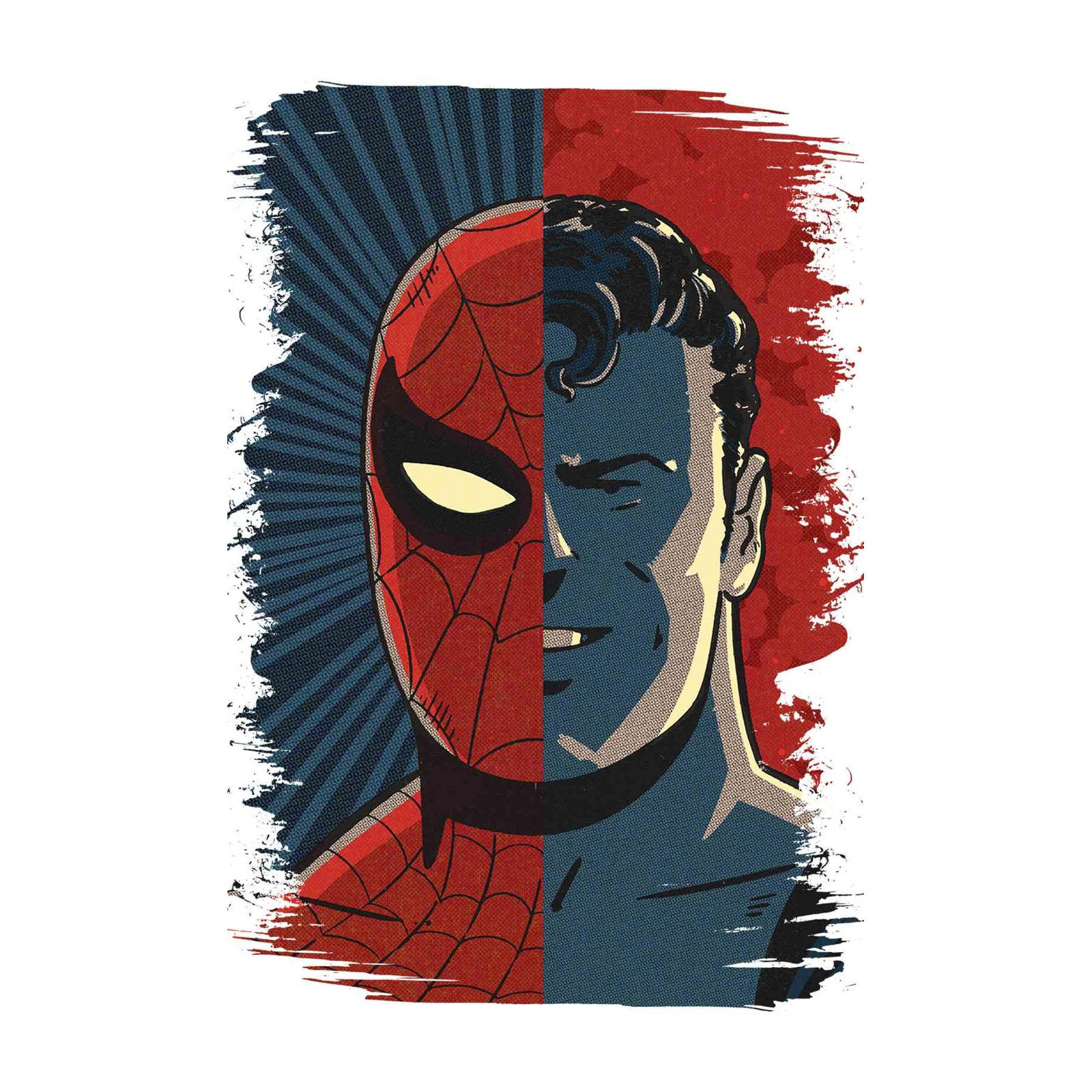 Split Personality Superhero Wall Art