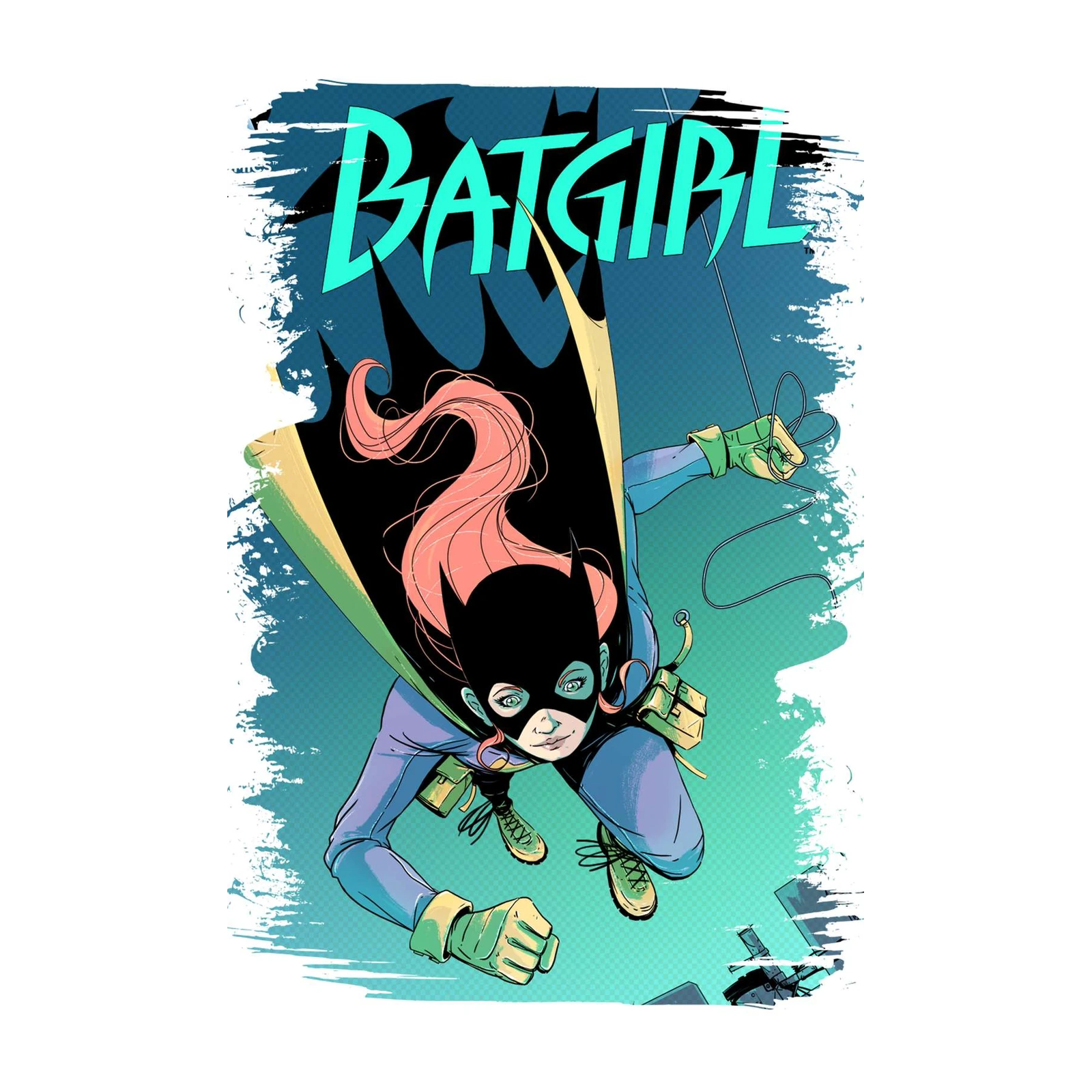 Dynamic Batgirl Action Wall Art