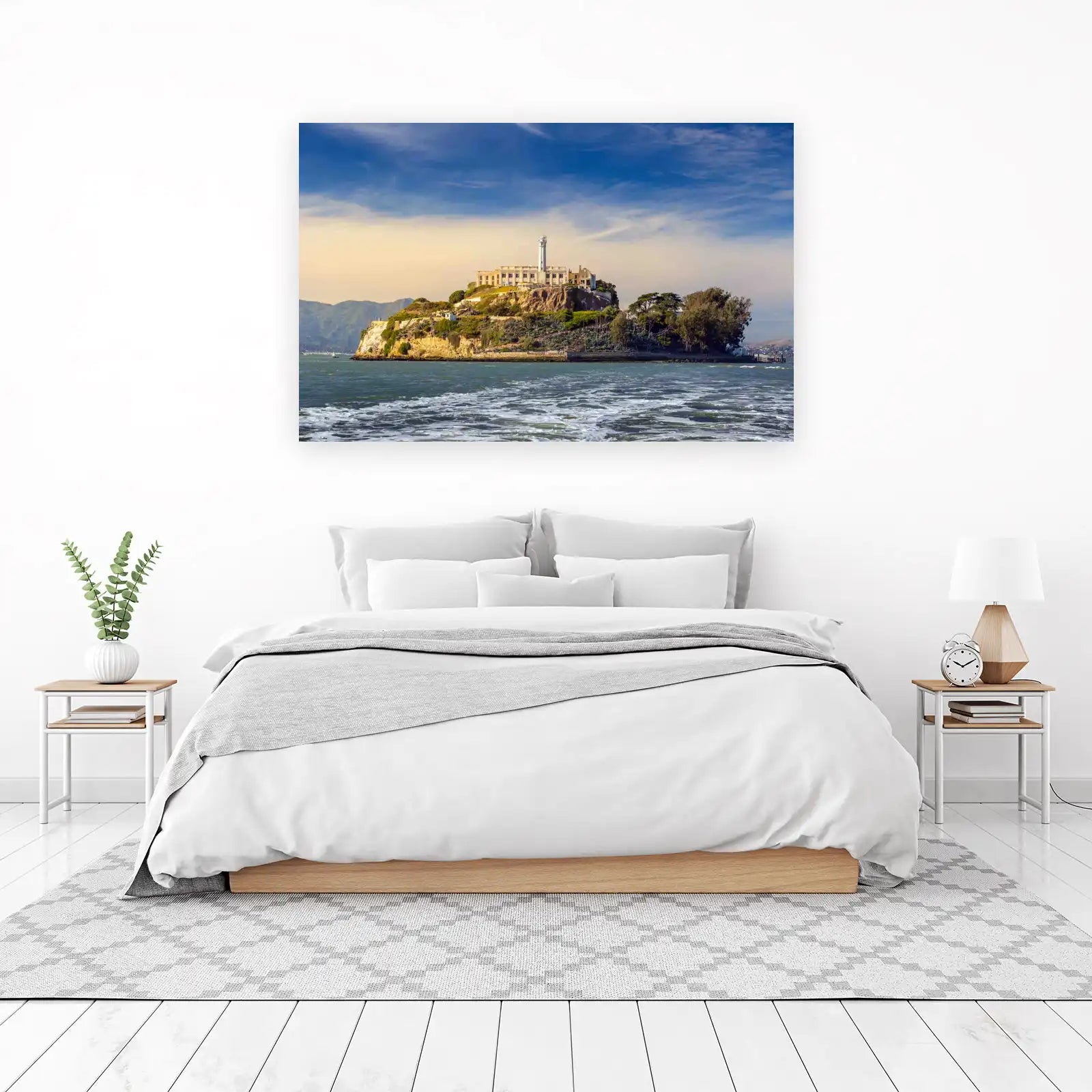 Alcatraz Island & Lighthouse Wall Art