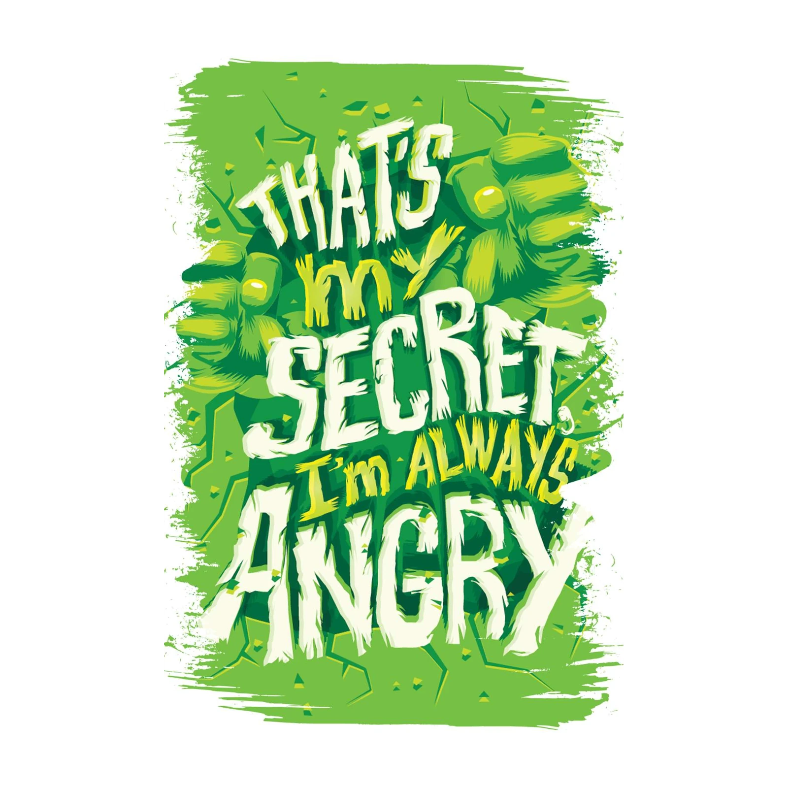 That's My Secret I'm Always Angry Wall Art