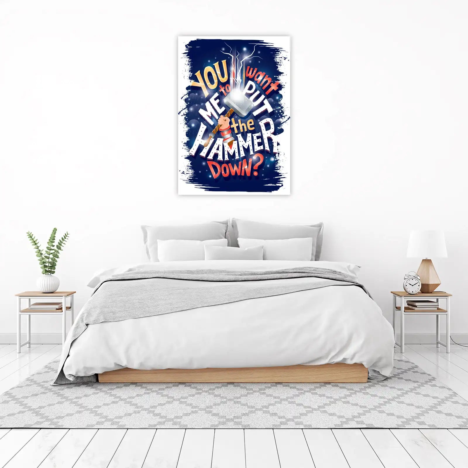 You Want Me To Put The Hammer Down? Wall Art