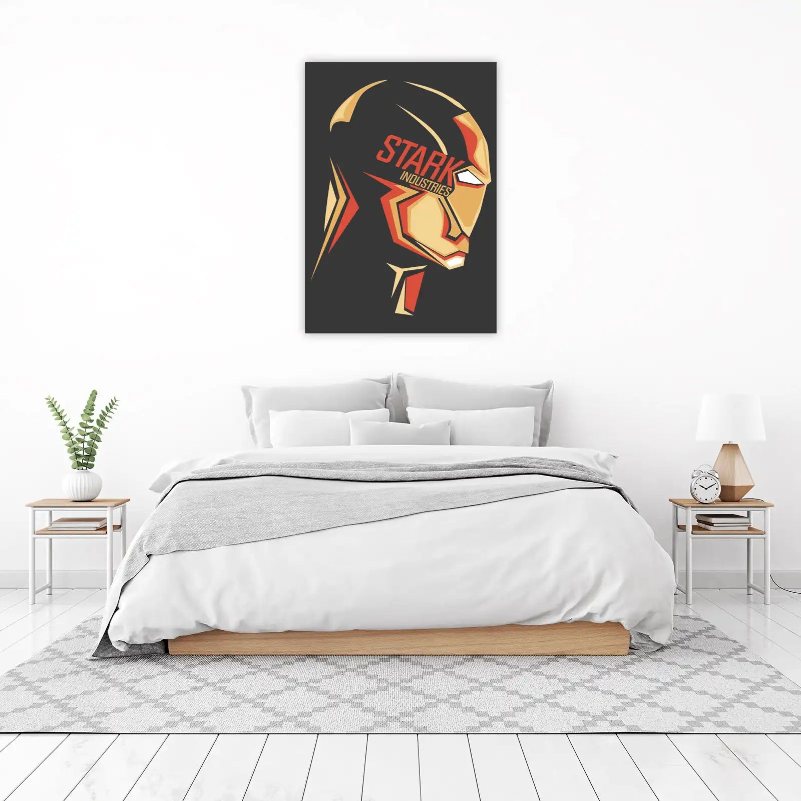 Stark Industries Geometric Iron Man Wall Art