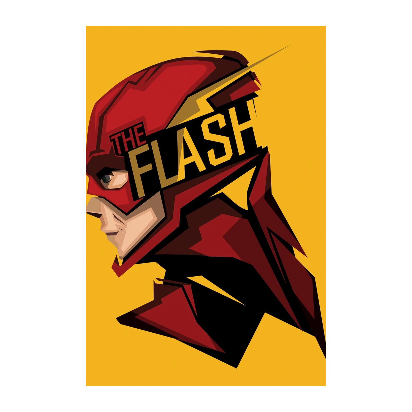 The Flash Speedster Art Wall Art