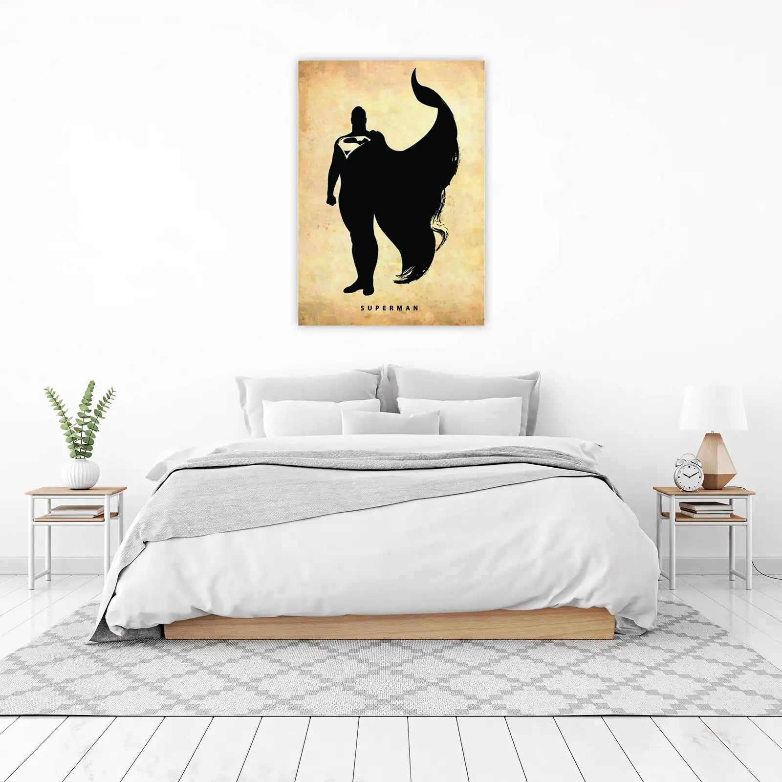 Iconic Superman Silhouette Wall Art